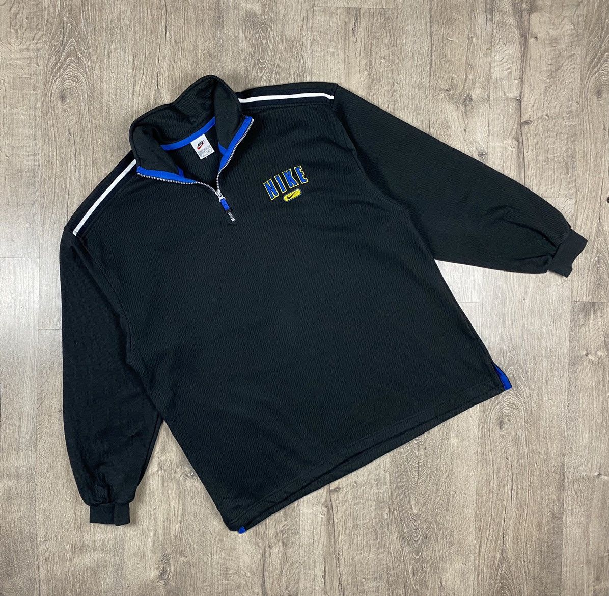 Nike × Vintage Vintage Nike 1/2 Zip Jacket Big Logo Sweatshirt size XXL Size US XXL / EU 58 / 5 - 1 Thumbnail