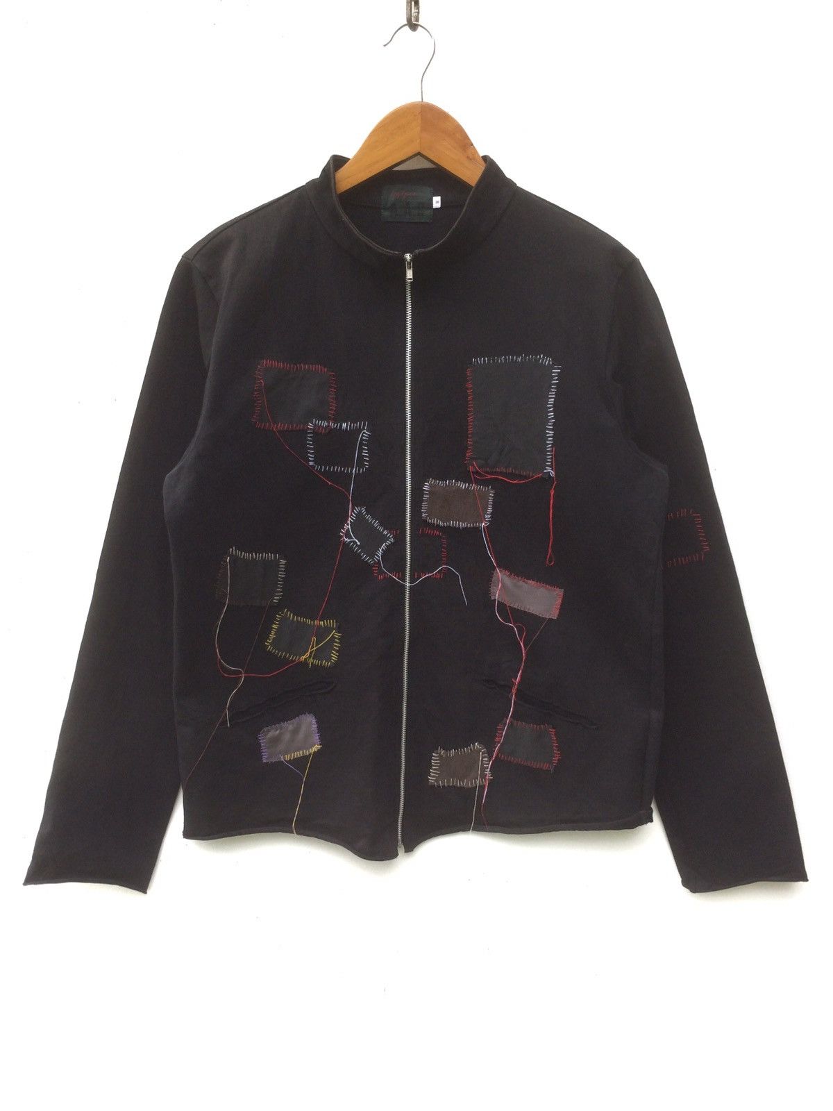 Yohji Yamamoto A.A.R Yohji Yamamoto Patchwork Zip Up Jacket Size US M / EU 48-50 / 2 - 1 Thumbnail