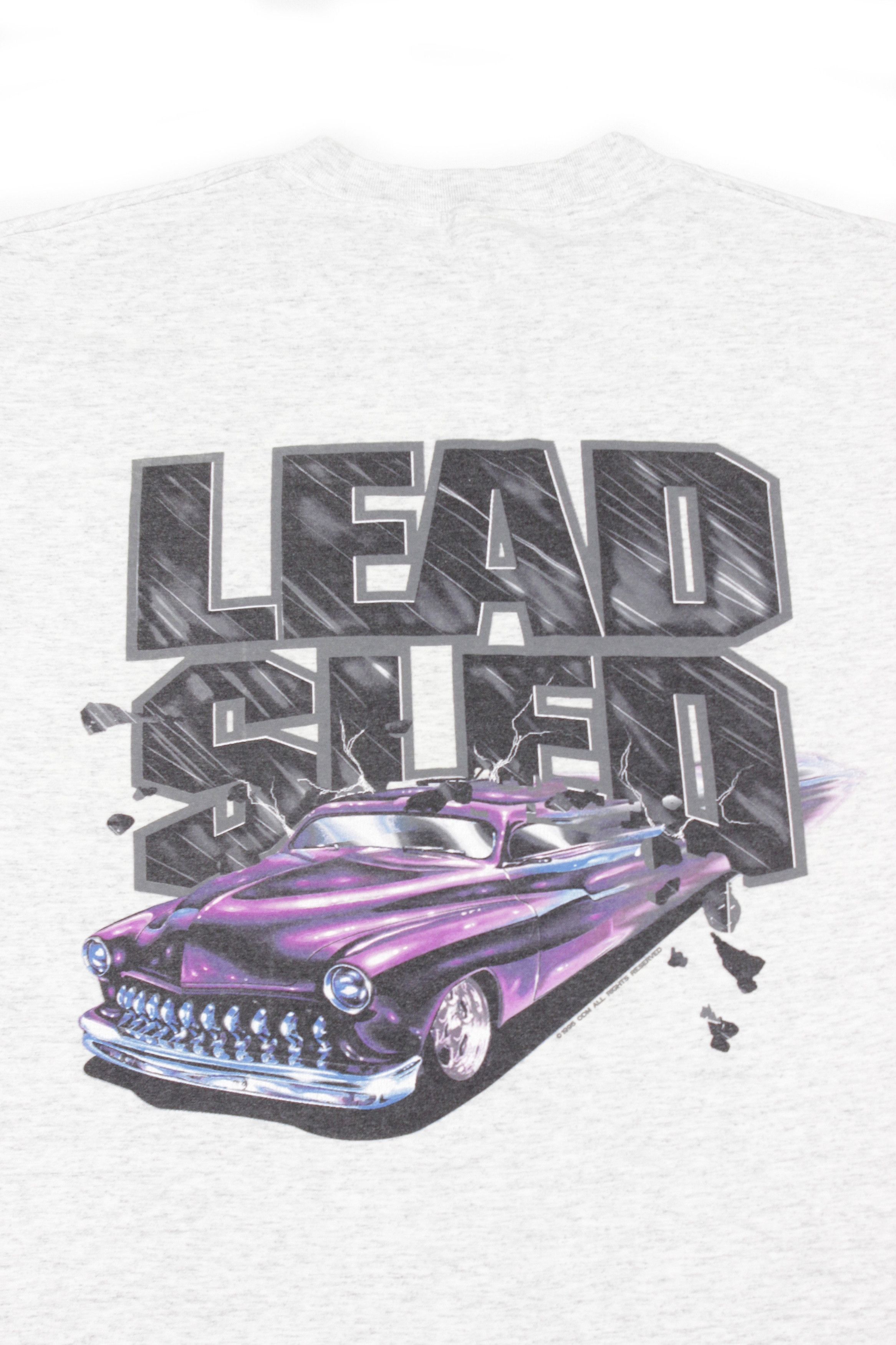 Vintage 1995 Lead Sled Car Printed T-Shirt Made in USA Size US L / EU 52-54 / 3 - 3 Thumbnail