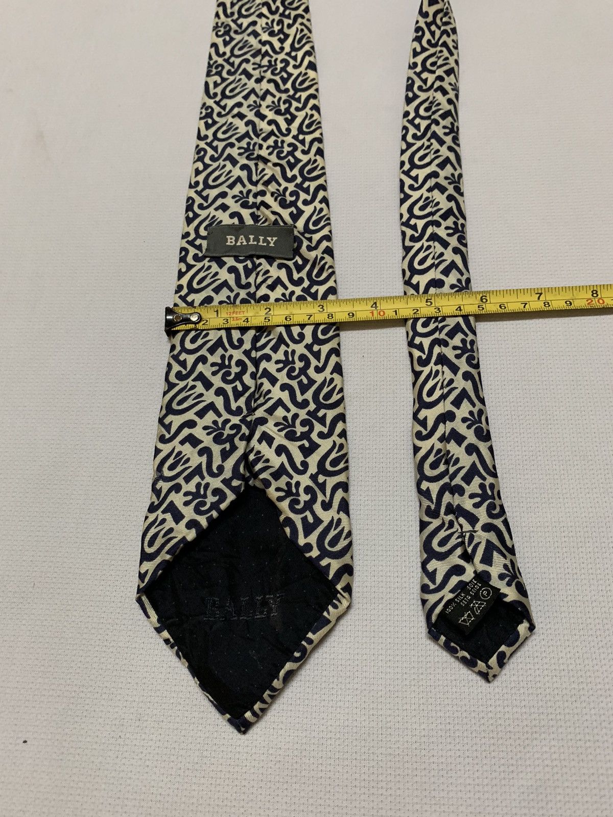 Bally × Vintage Vintage Bally Silk Tie - Bow tie Size ONE SIZE - 8 Thumbnail