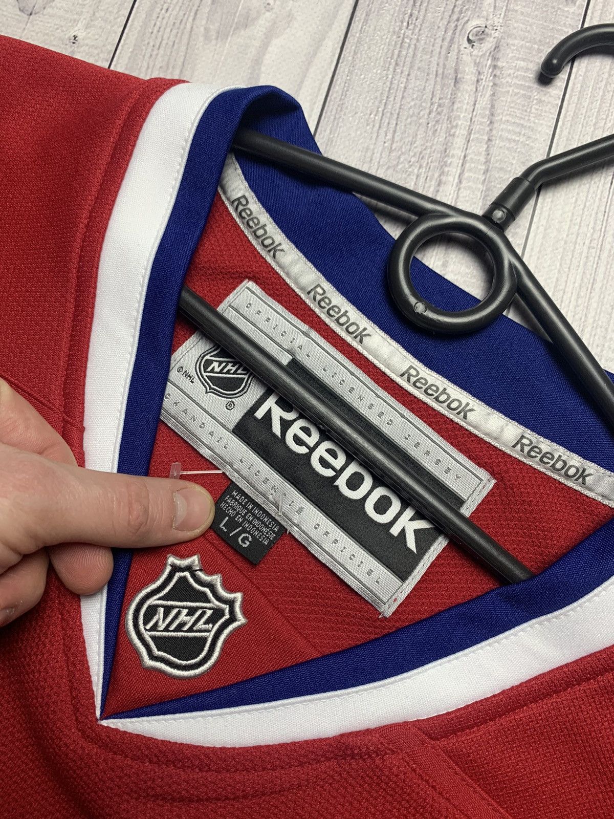 Reebok Vintage NHL Canadian Jersey reebok size L Size US L / EU 52-54 / 3 - 4 Thumbnail