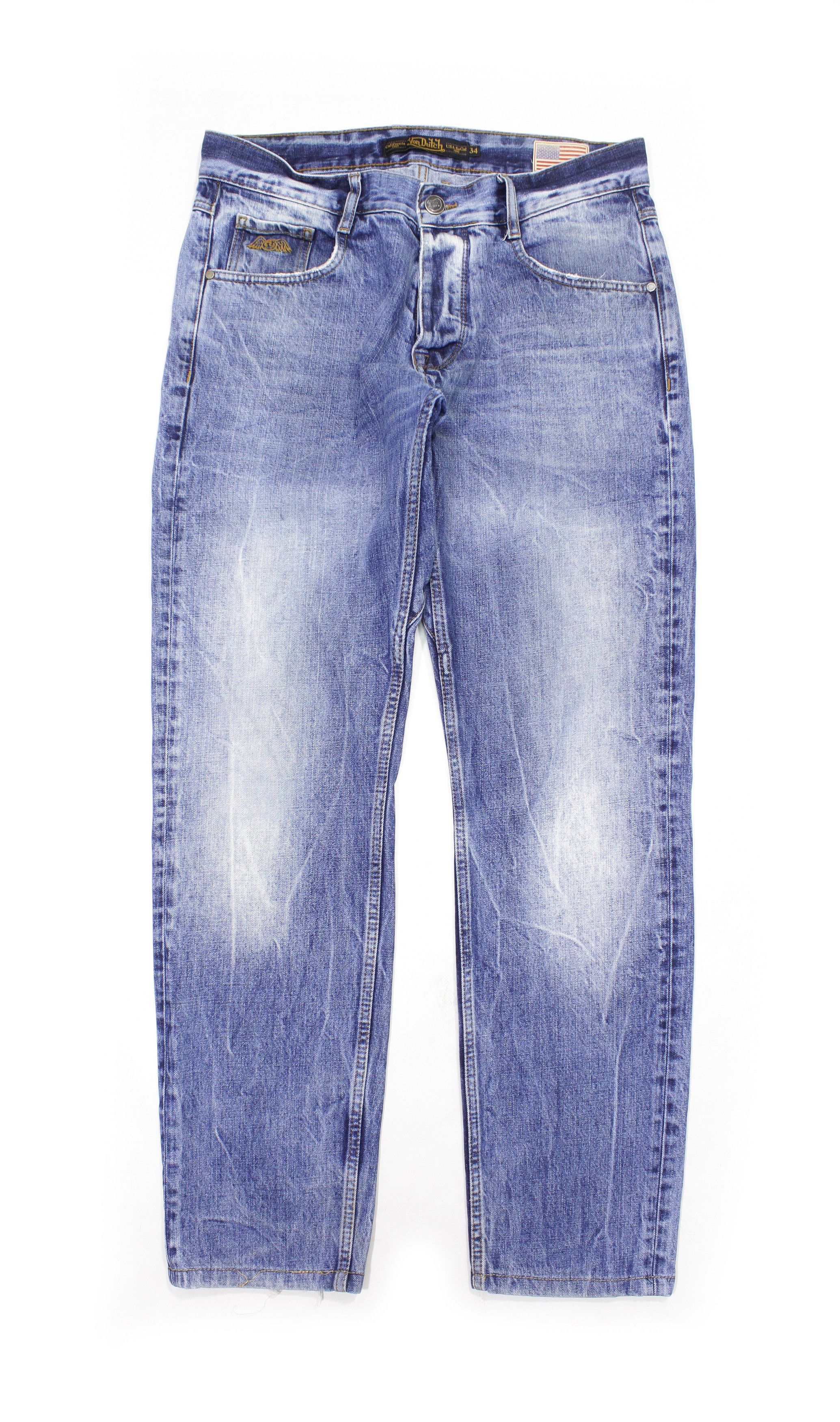 90S Distressed Stone Washed Denim Vintage
