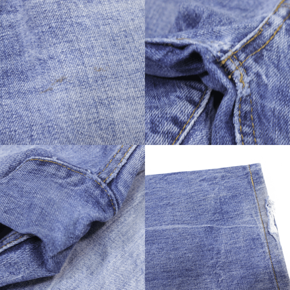Von Dutch 90S Distressed Stone Washed Denim Vintage Size US 34 / EU 50 - 7 Thumbnail