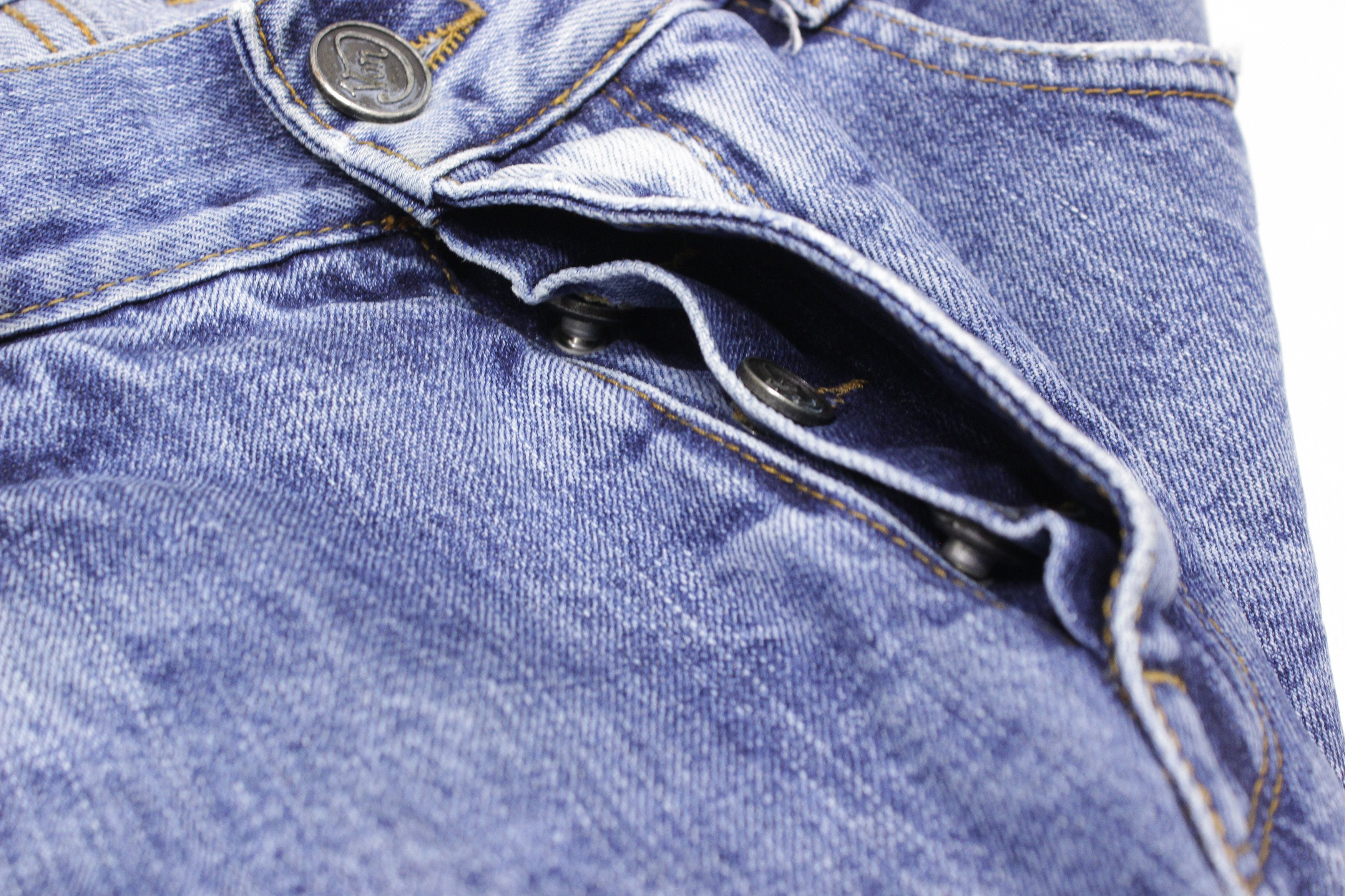 Von Dutch 90S Distressed Stone Washed Denim Vintage Size US 34 / EU 50 - 6 Thumbnail