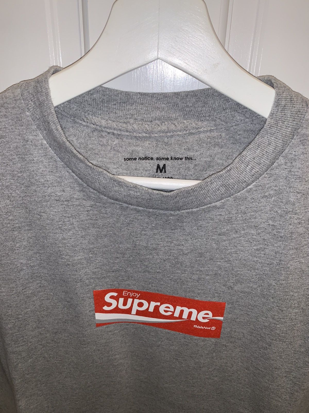 Supreme Some Notice Some Know This Supreme Coca Cola Box Logo Tee