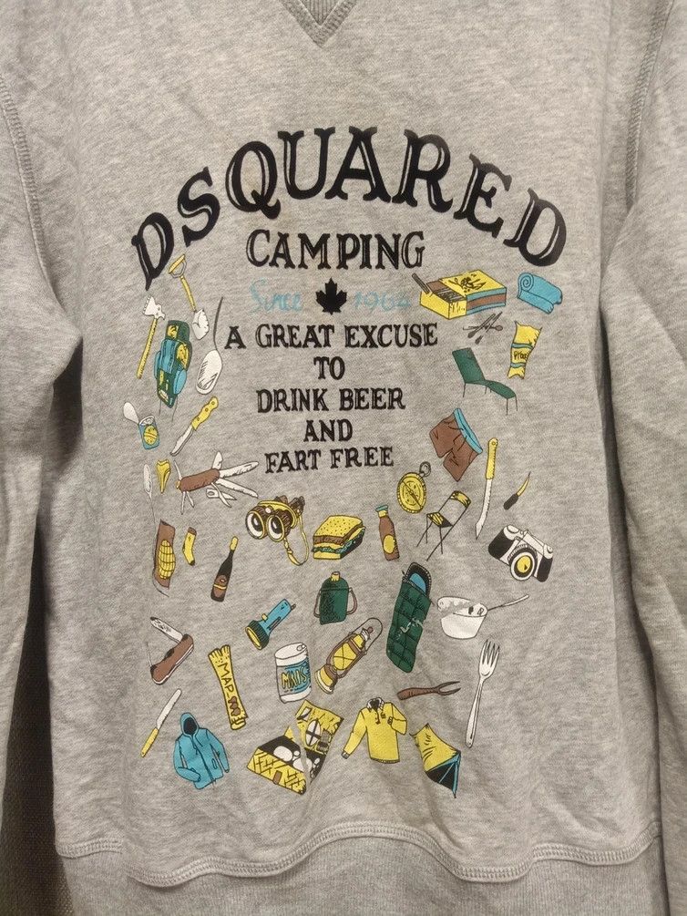 Dsquared2 sweatshirt hoodie dsquared2 camping Size US S / EU 44-46 / 1 - 3 Thumbnail