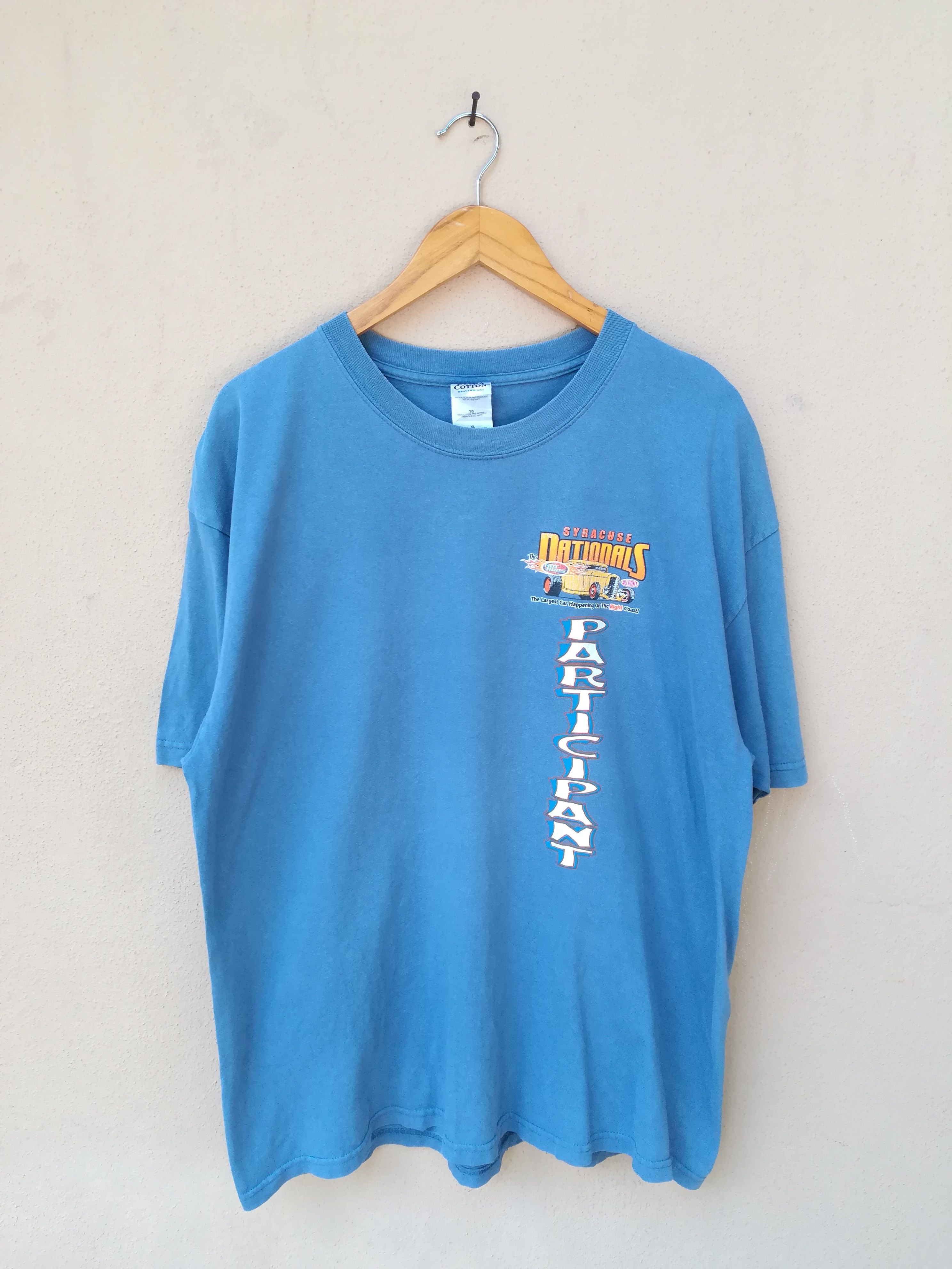 Vintage Vintage 2005 Syracuse Nationals Hot Rod Tee Size US XL / EU 56 / 4 - 5 Thumbnail