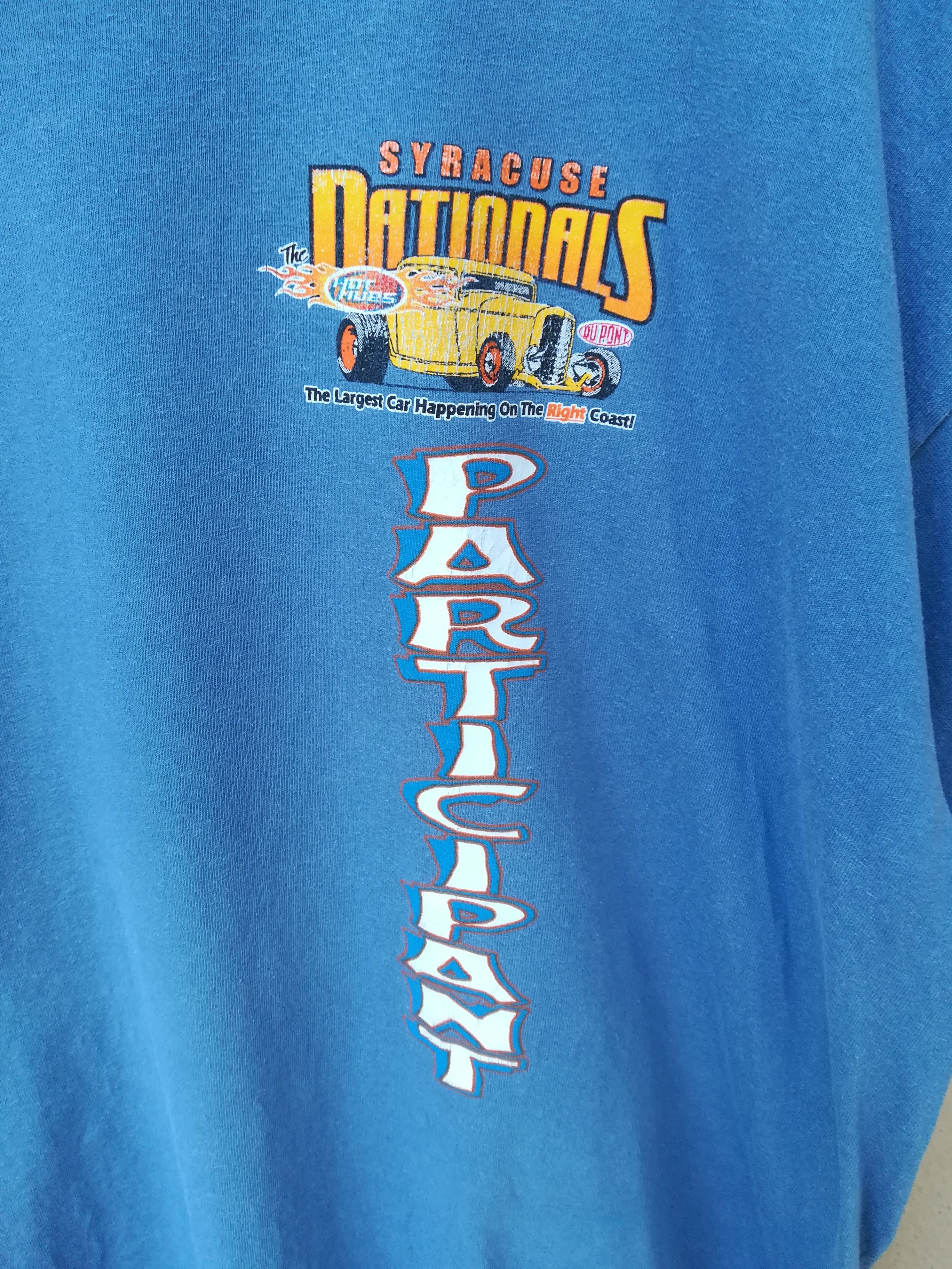 Vintage Vintage 2005 Syracuse Nationals Hot Rod Tee Size US XL / EU 56 / 4 - 4 Thumbnail