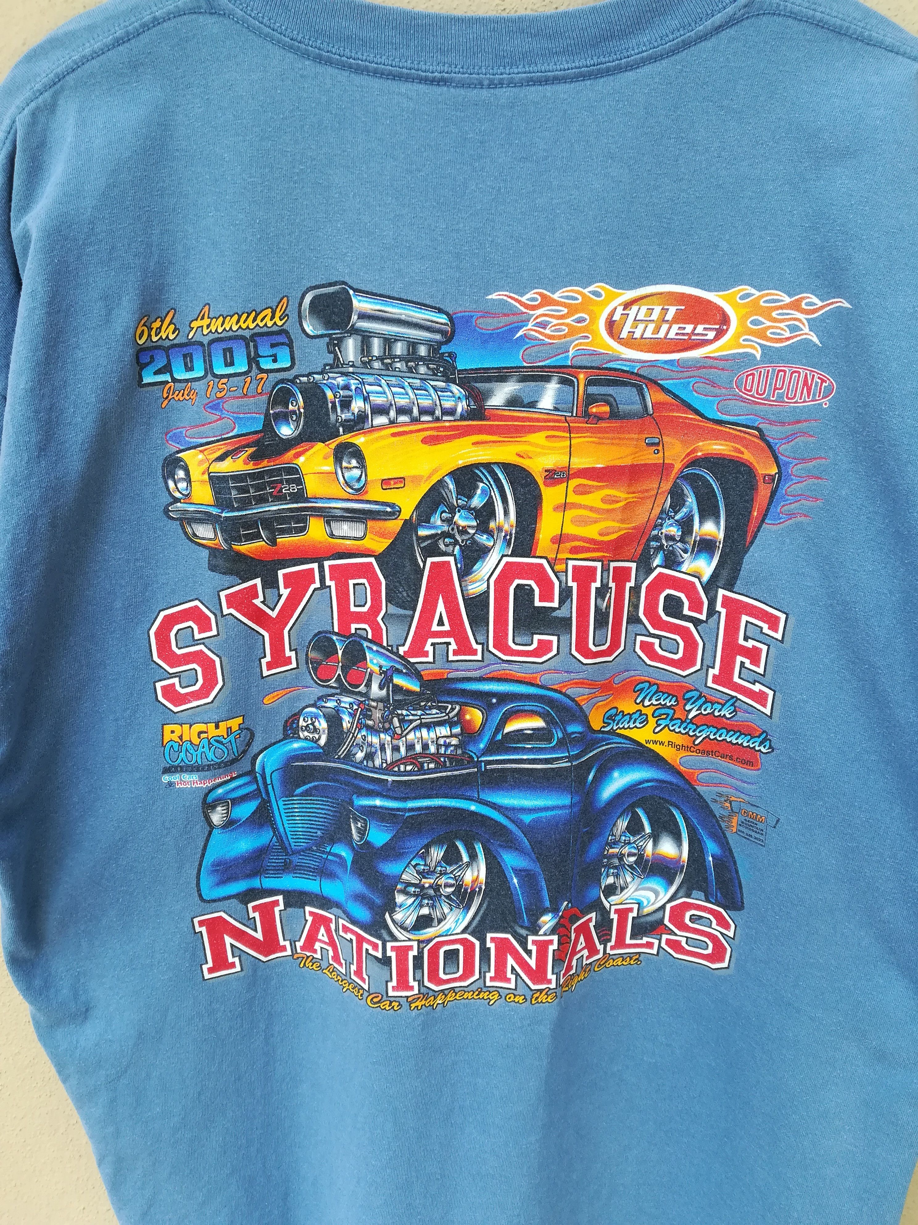 Vintage Vintage 2005 Syracuse Nationals Hot Rod Tee Size US XL / EU 56 / 4 - 1 Thumbnail