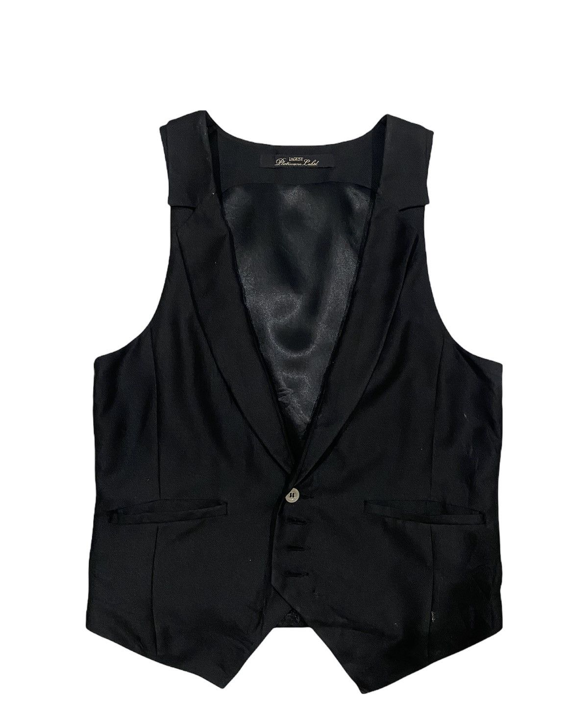 Japanese Brand Punk Grunge Skull Design Lagust Platinum Label Vest Size US S / EU 44-46 / 1 - 2 Thumbnail