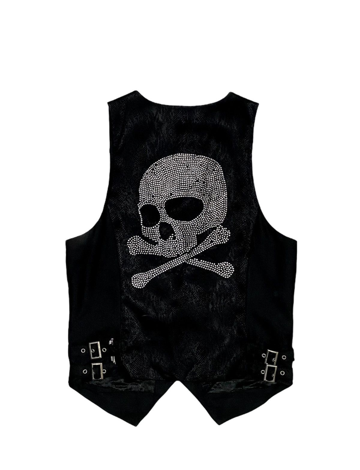 Punk Grunge Skull Design Lagust Platinum Label Vest