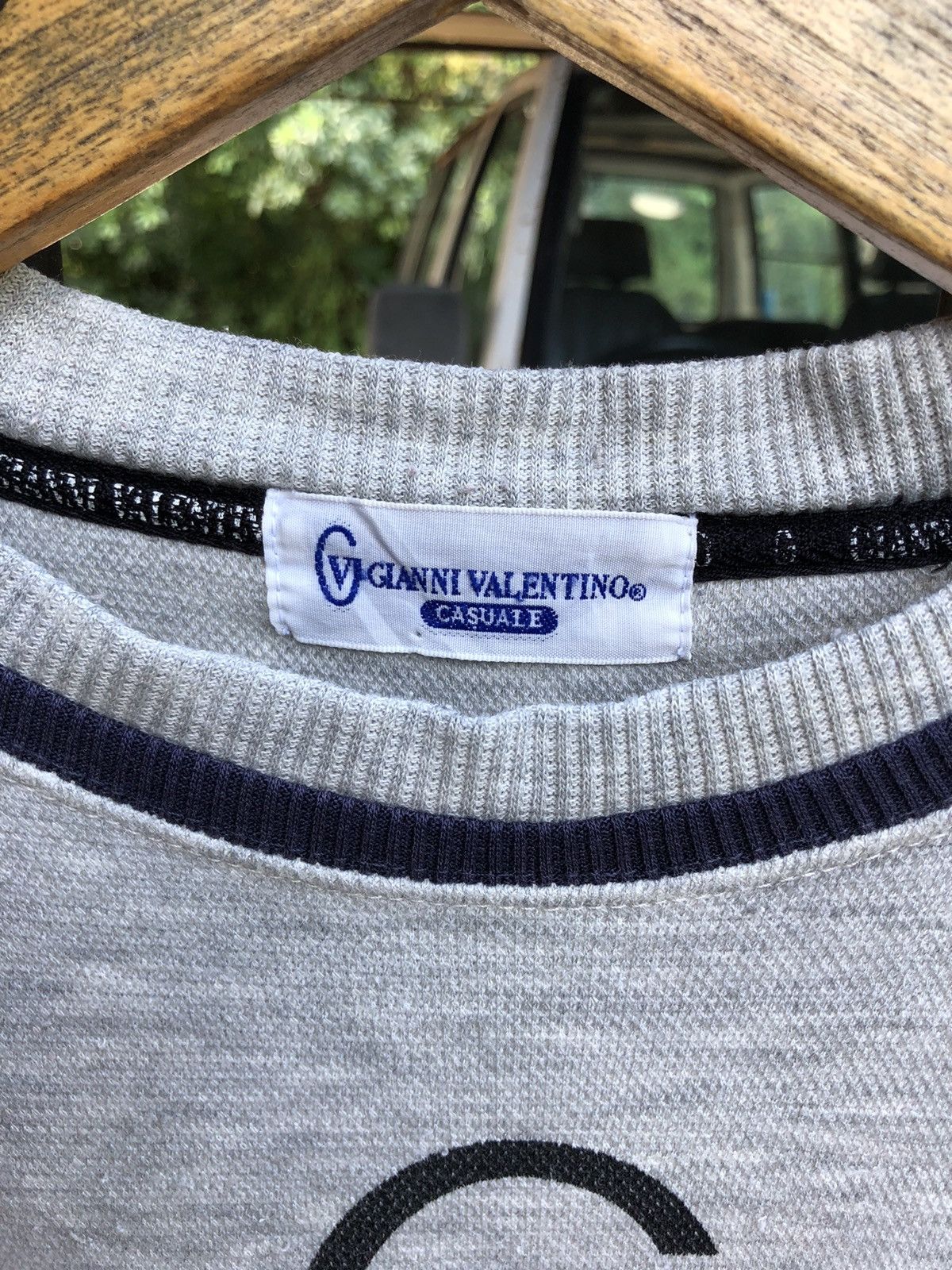 Gianni Valentino × Valentino × Vintage Vintage Gianni Valentino Sweatshirt Size US L / EU 52-54 / 3 - 2 Thumbnail