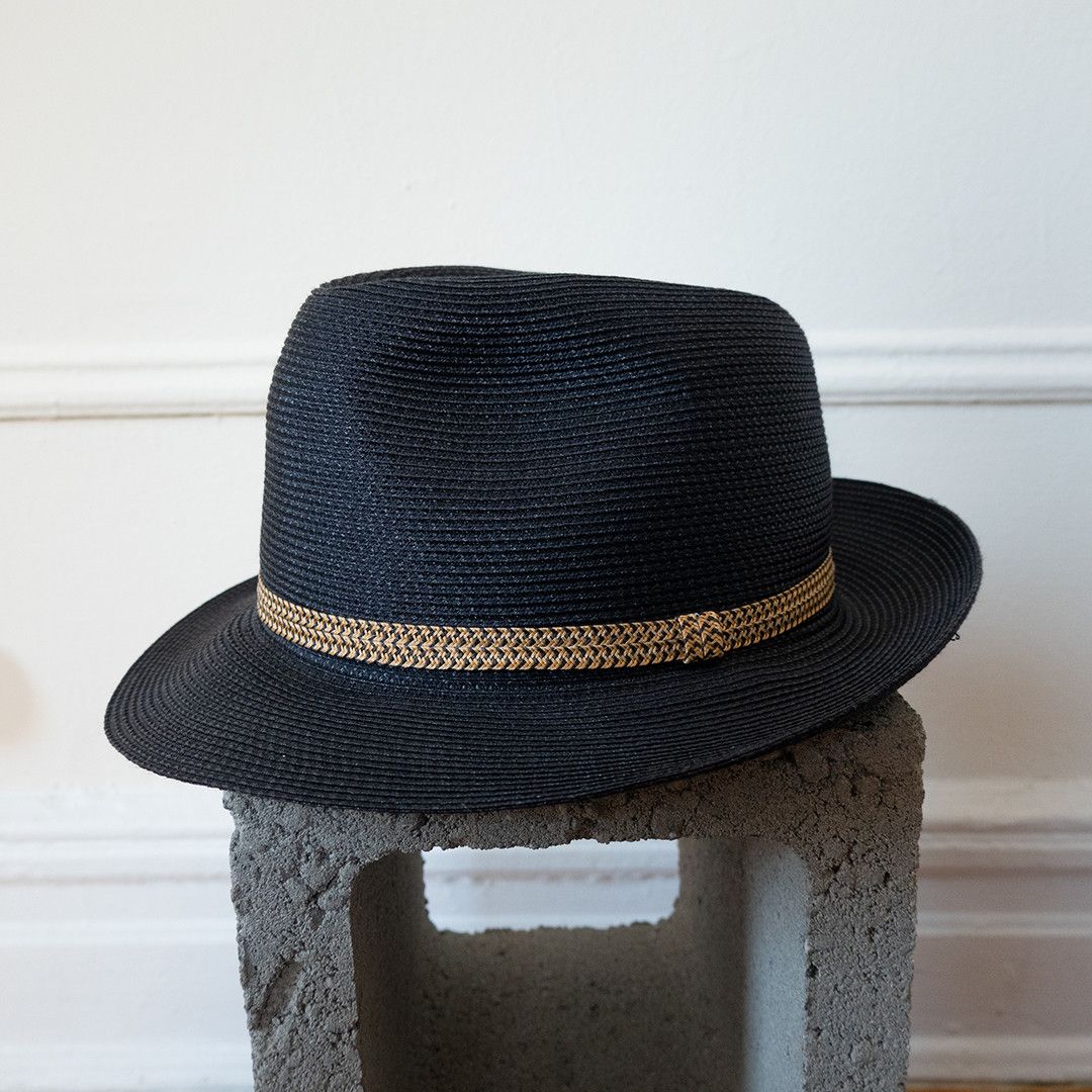 Yohji Yamamoto SS15 Pour Homme Black Hat Size ONE SIZE - 3 Thumbnail