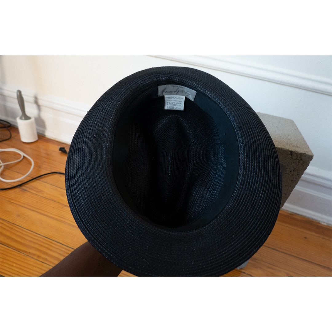 Yohji Yamamoto SS15 Pour Homme Black Hat Size ONE SIZE - 6 Thumbnail