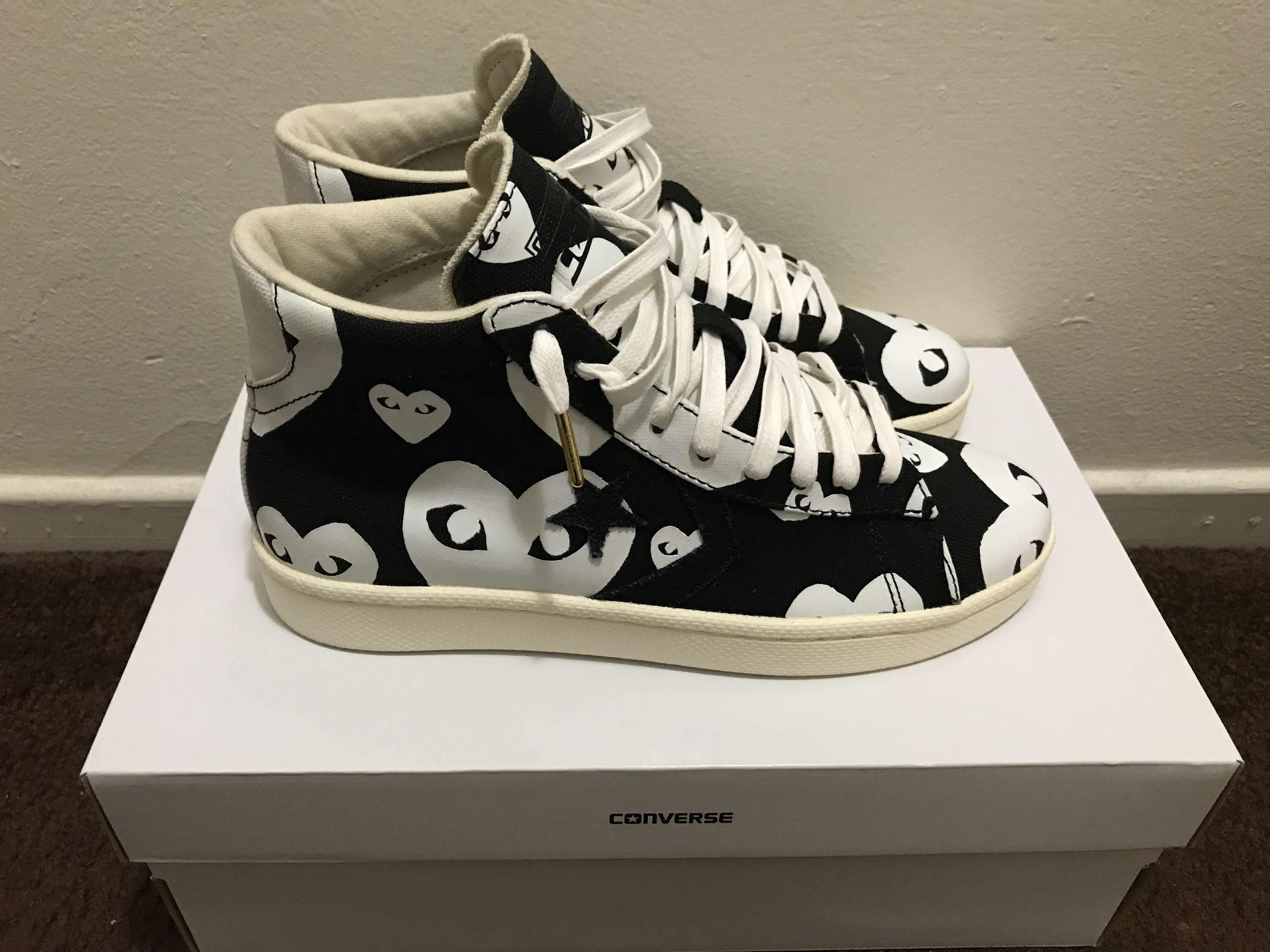 Converse Cons Leather Converse Comme Des Garcons Size Comme Des