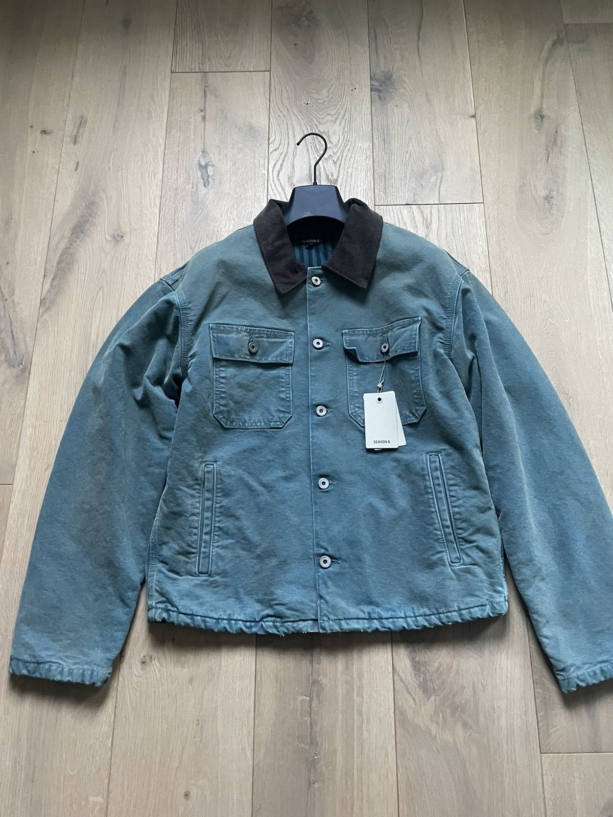 Yeezy Season Yeezy Season 6 Flannel Lined Denim Jacket Glacier Size US S / EU 44-46 / 1 - 1 Preview