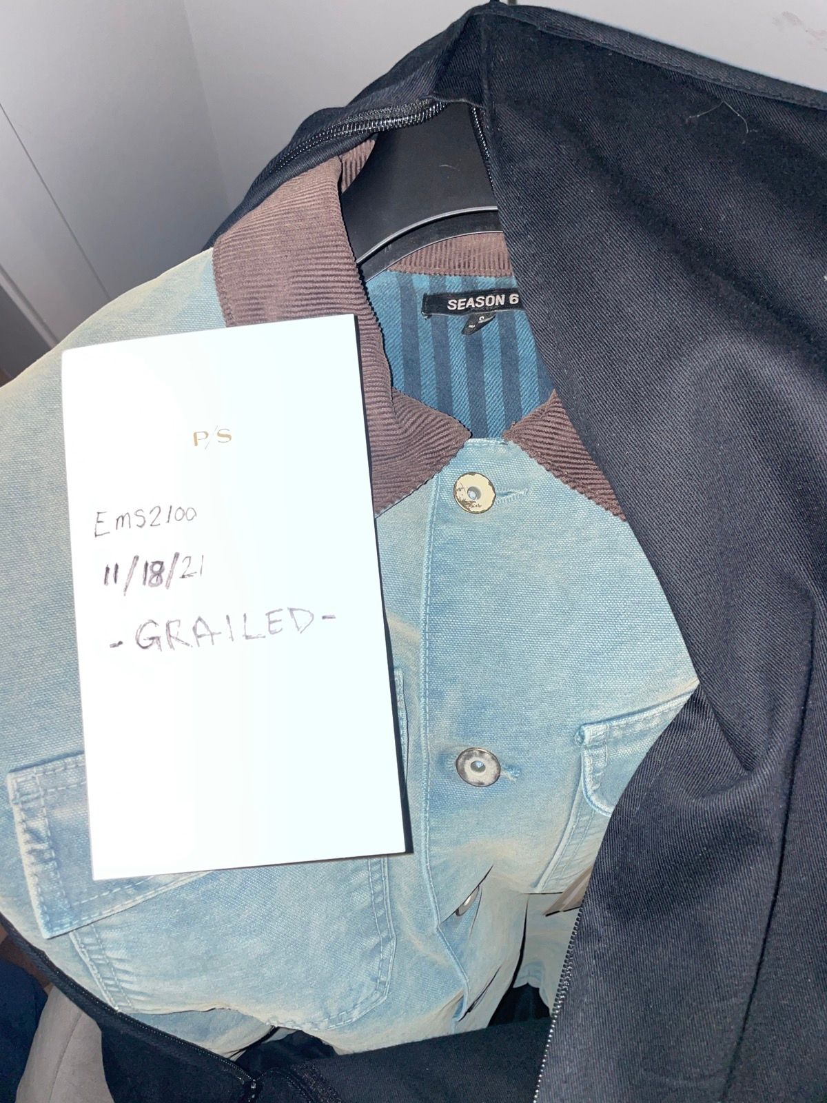Yeezy Season Yeezy Season 6 Flannel Lined Denim Jacket Glacier Size US S / EU 44-46 / 1 - 6 Preview