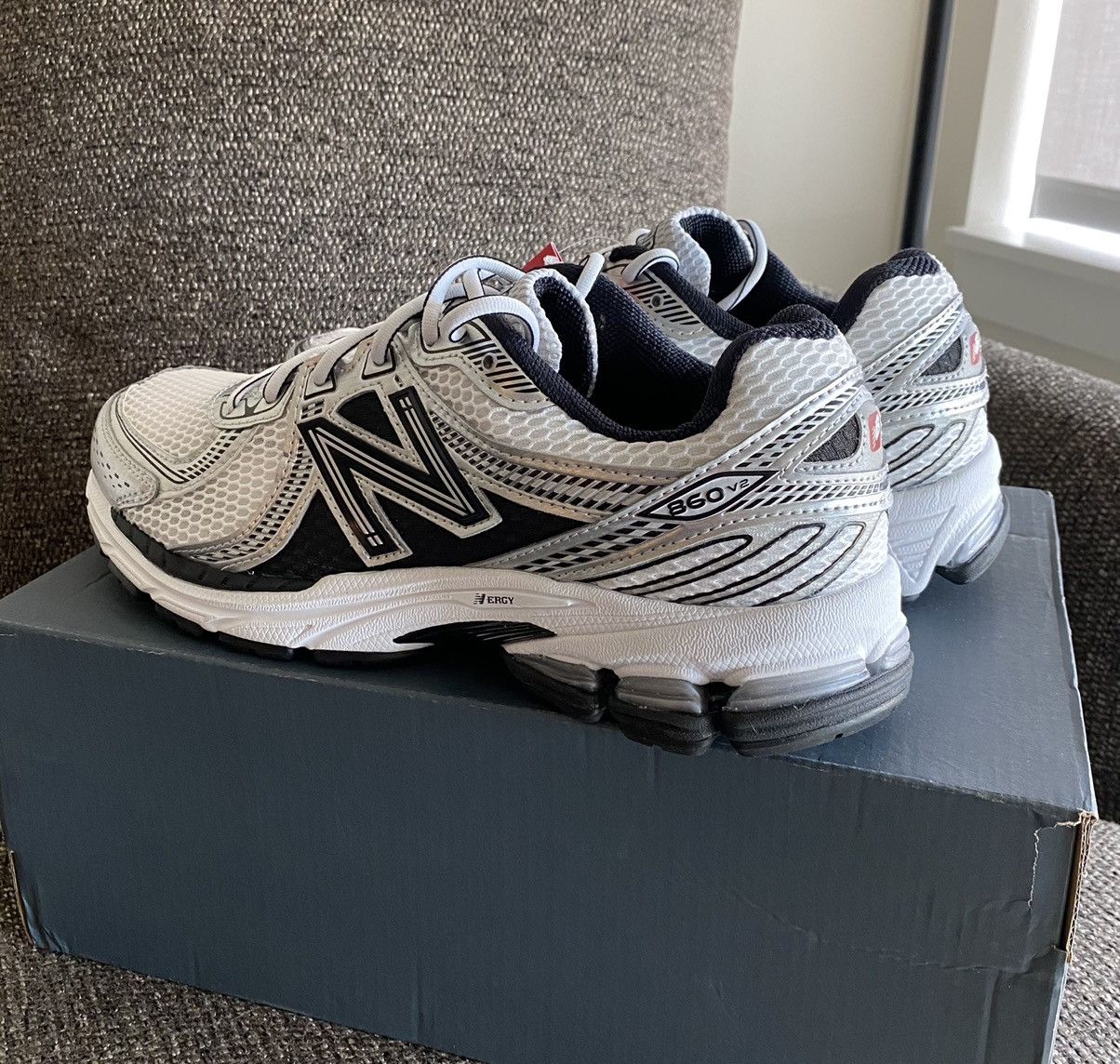 New Balance New Balance 860v2 White/Black/Silver ML860XD