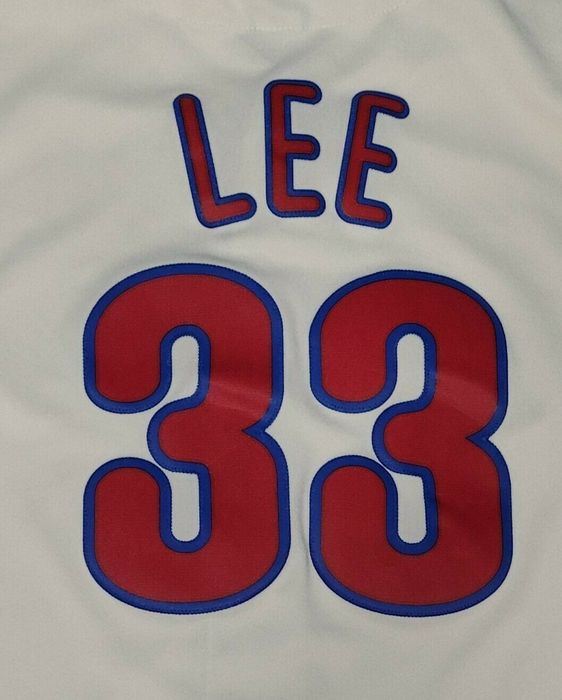 Majestic, Shirts, Vintage 991 Philadelphia Phillies Cliff Lee Baseball  Jersey