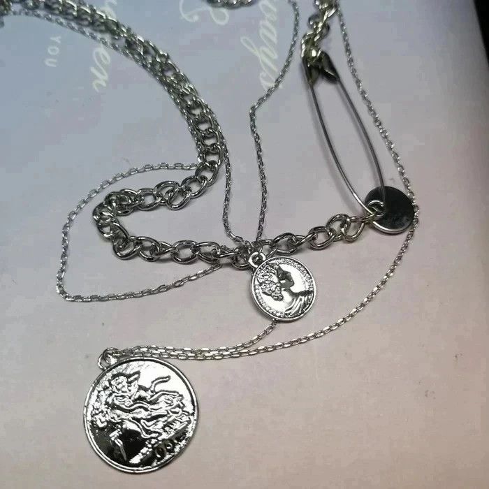 Jewelry Gothic Vintage Punk Safety Pin Necklace Chains pendent Grailed