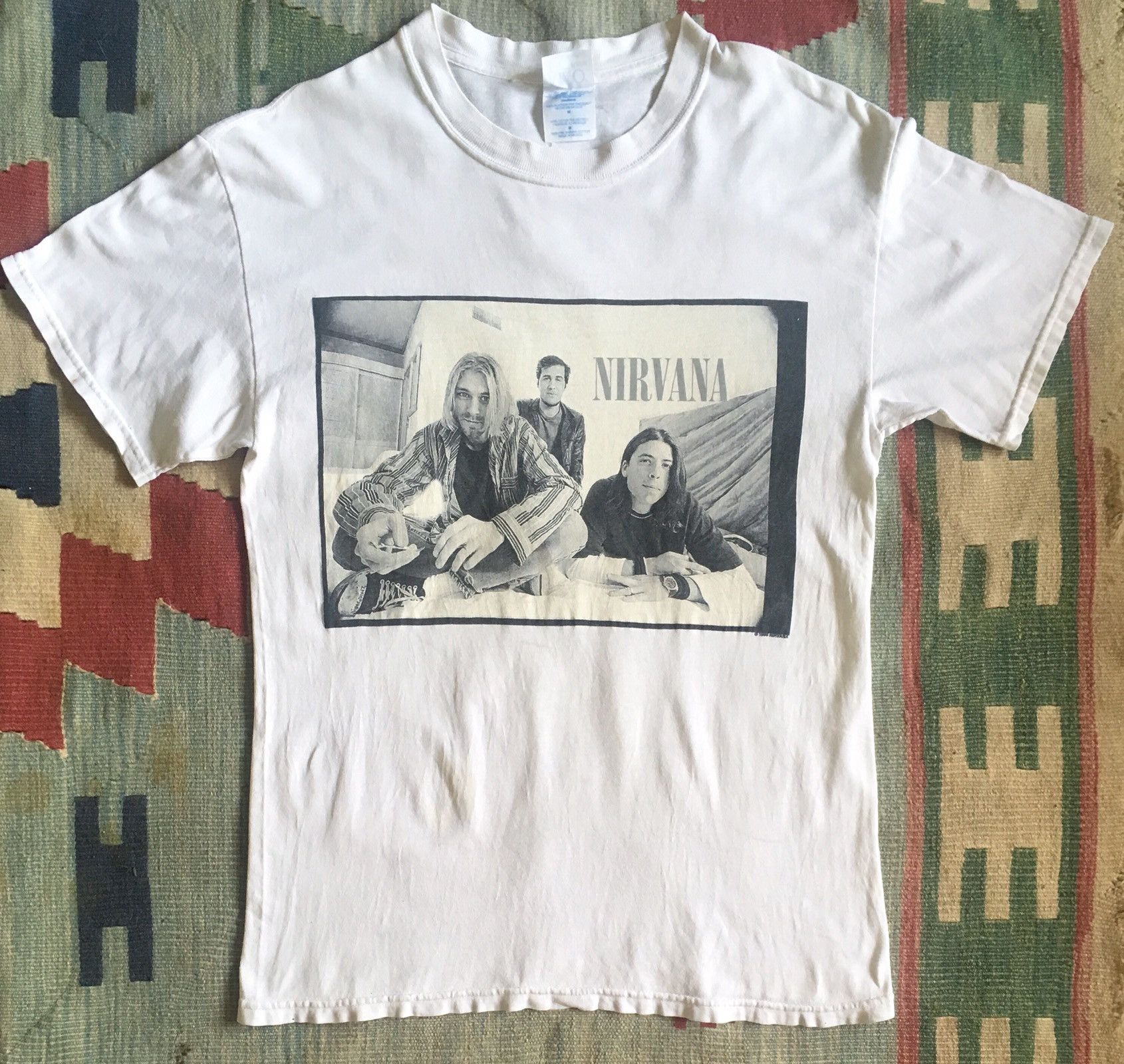 Vintage Original Vintage 1996 NIRVANA Band T Shirt Size US S / EU 44-46 / 1 - 1 Thumbnail