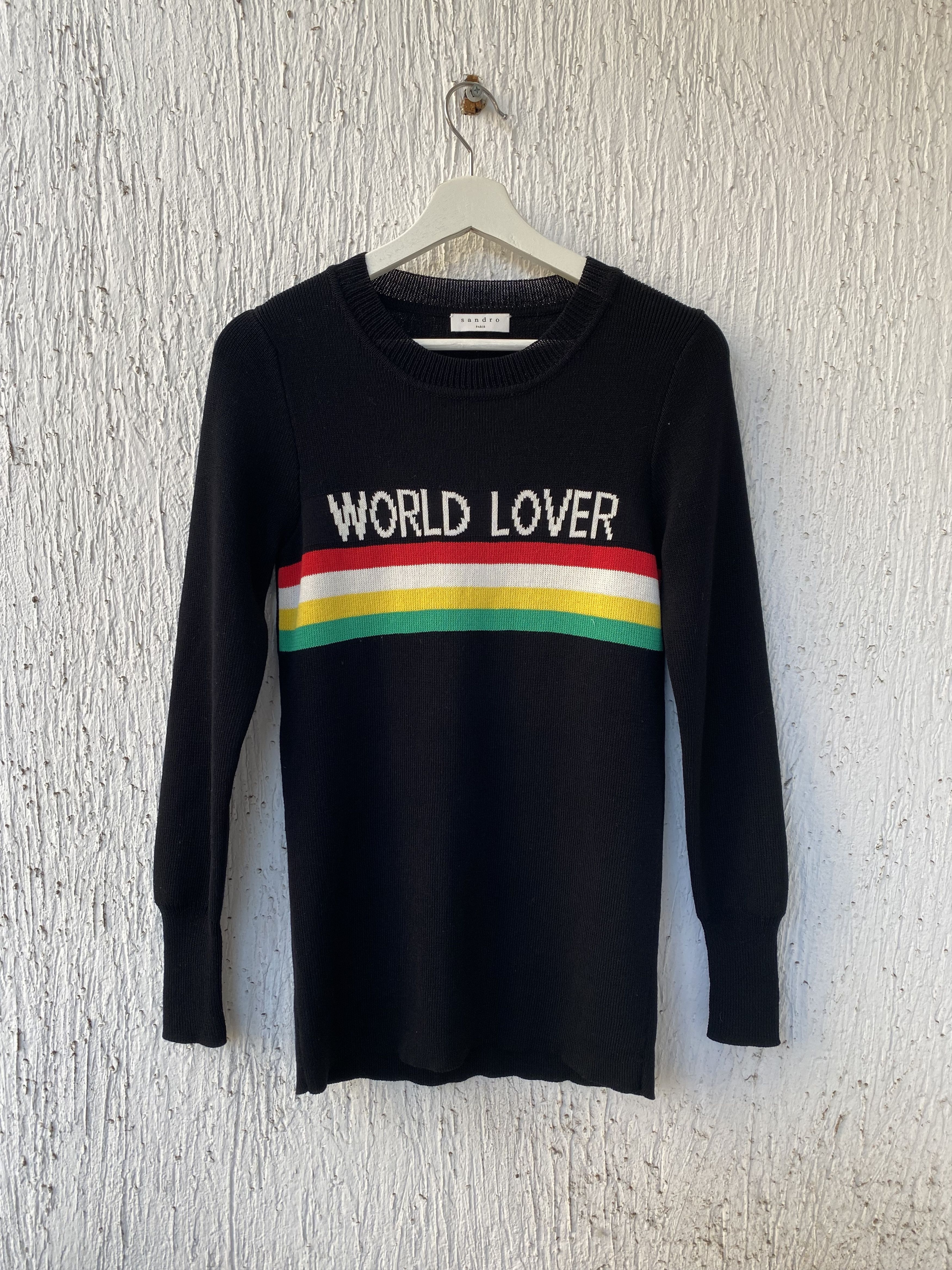 Sandro World-lovers Intarsia Sweater Size US M / EU 48-50 / 2 - 1 Thumbnail