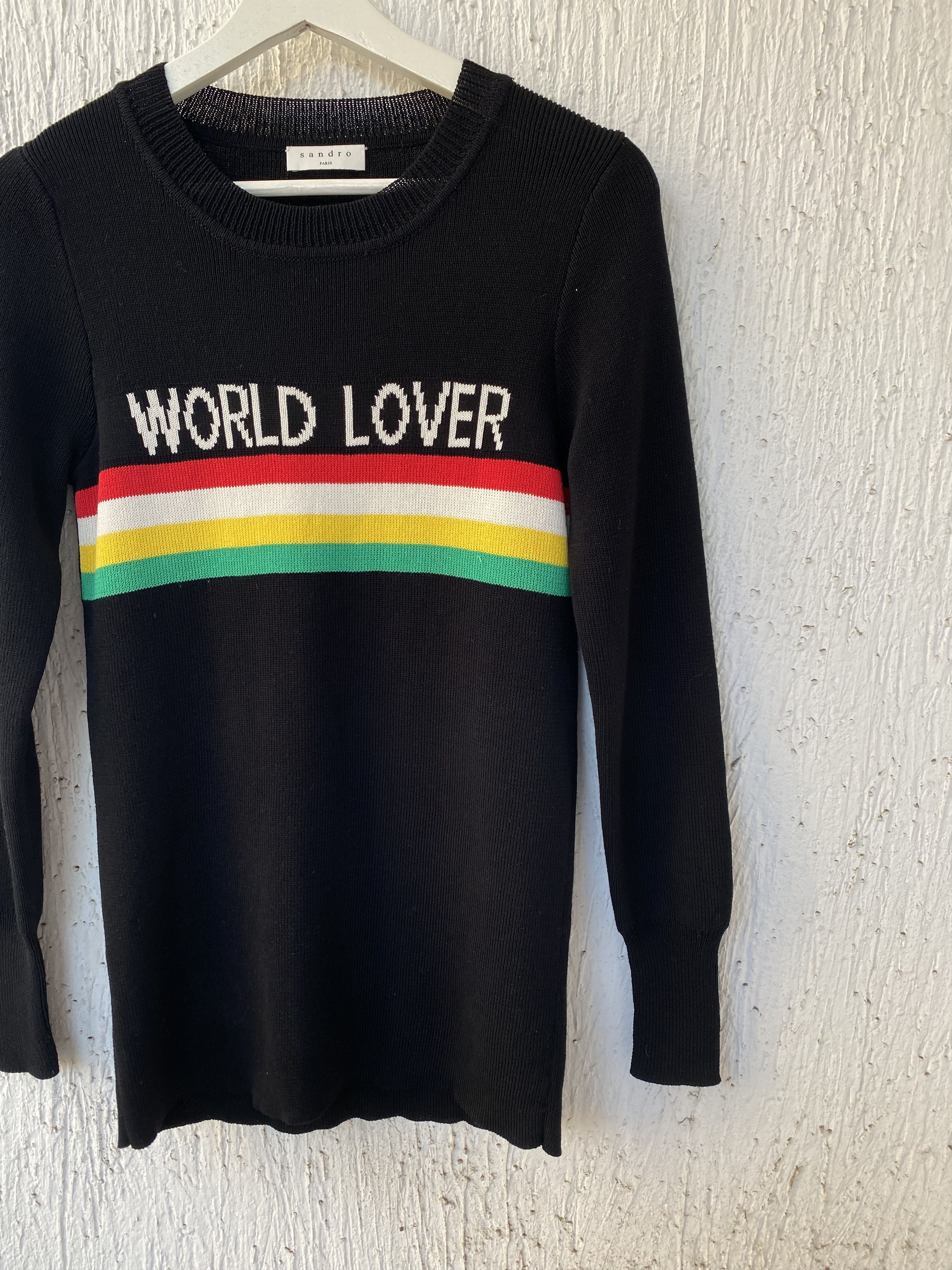 Sandro World-lovers Intarsia Sweater Size US M / EU 48-50 / 2 - 2 Thumbnail