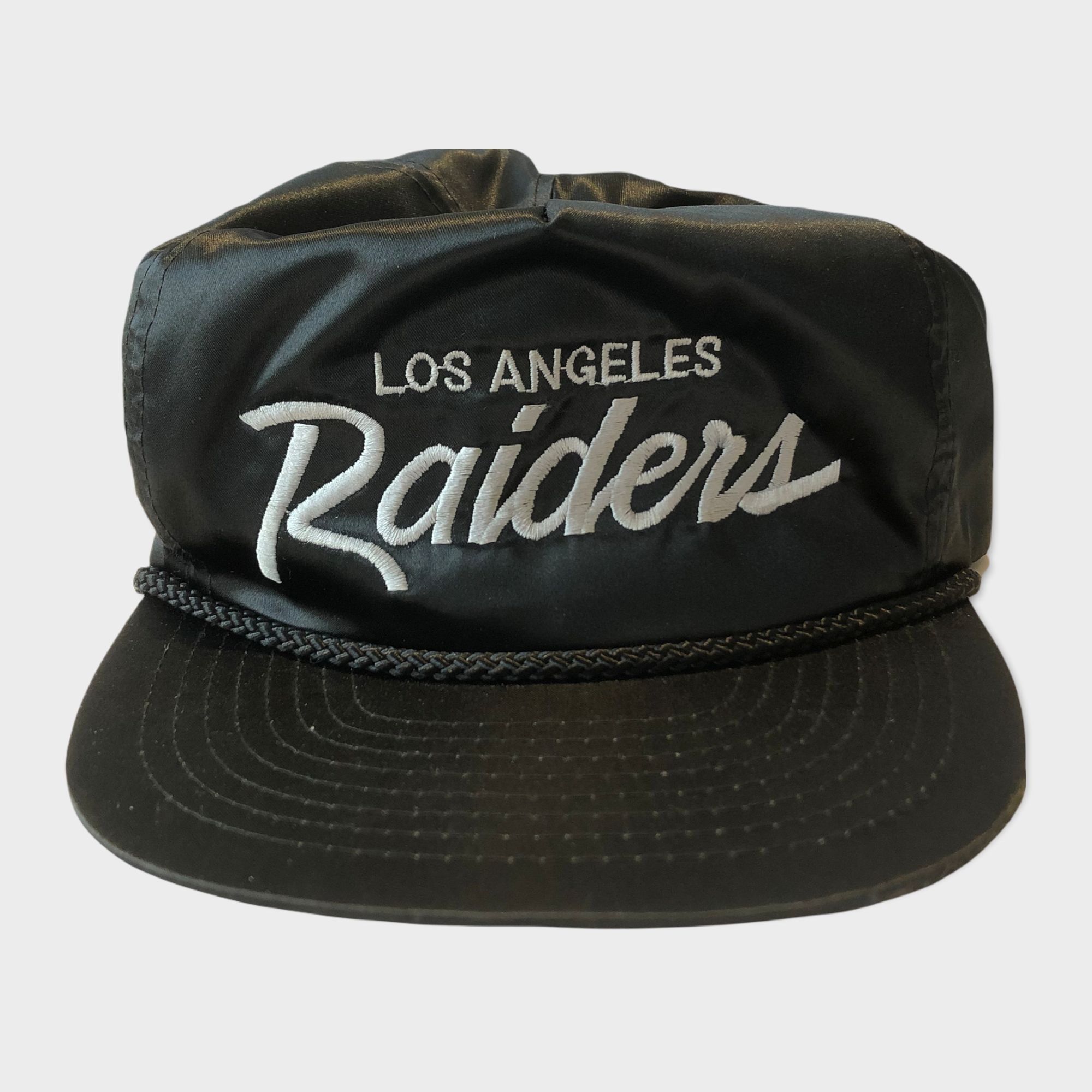 Los Angeles Raiders Single Line Script AMCAP Vintage Snapback 