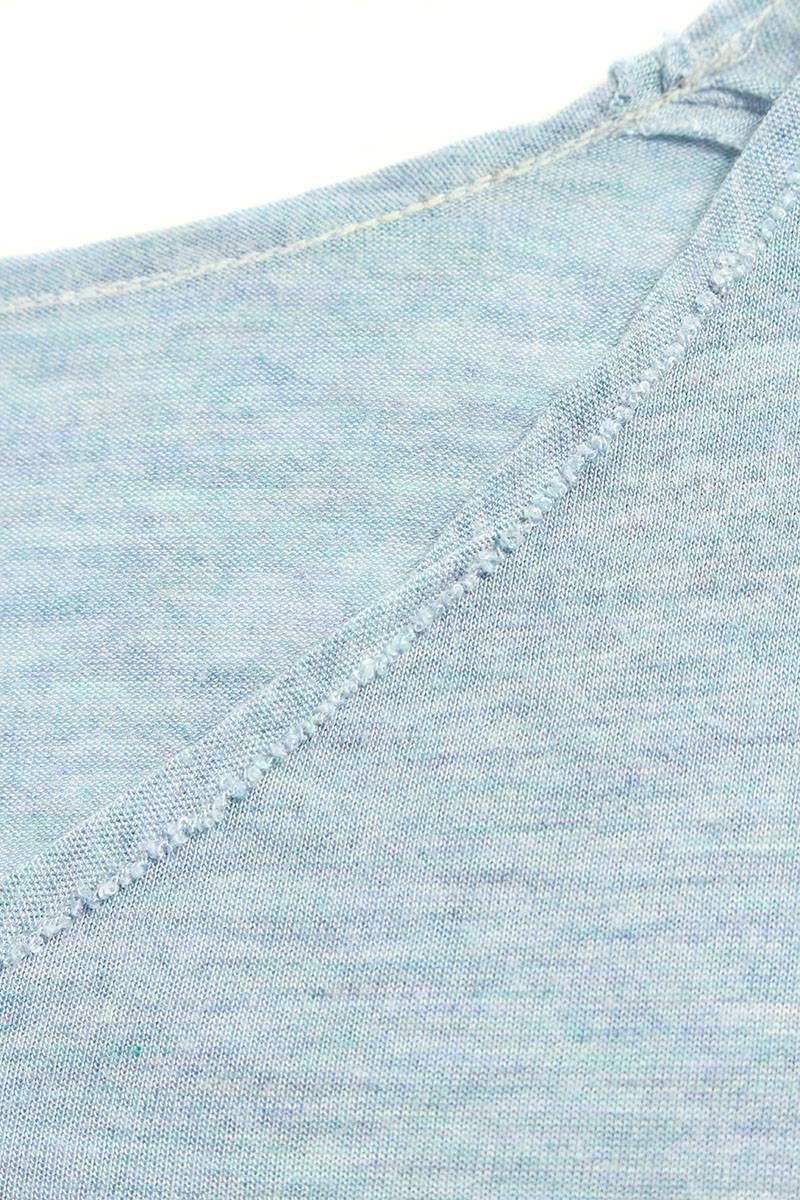 Greg Lauren Blue slouchy tee Size US S / EU 44-46 / 1 - 4 Thumbnail