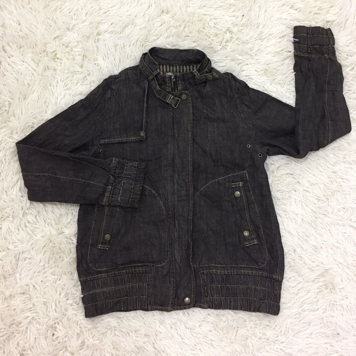 Vintage Vintage Blue Full Zipper Denim Jacket Size US M / EU 48-50 / 2 - 3 Thumbnail
