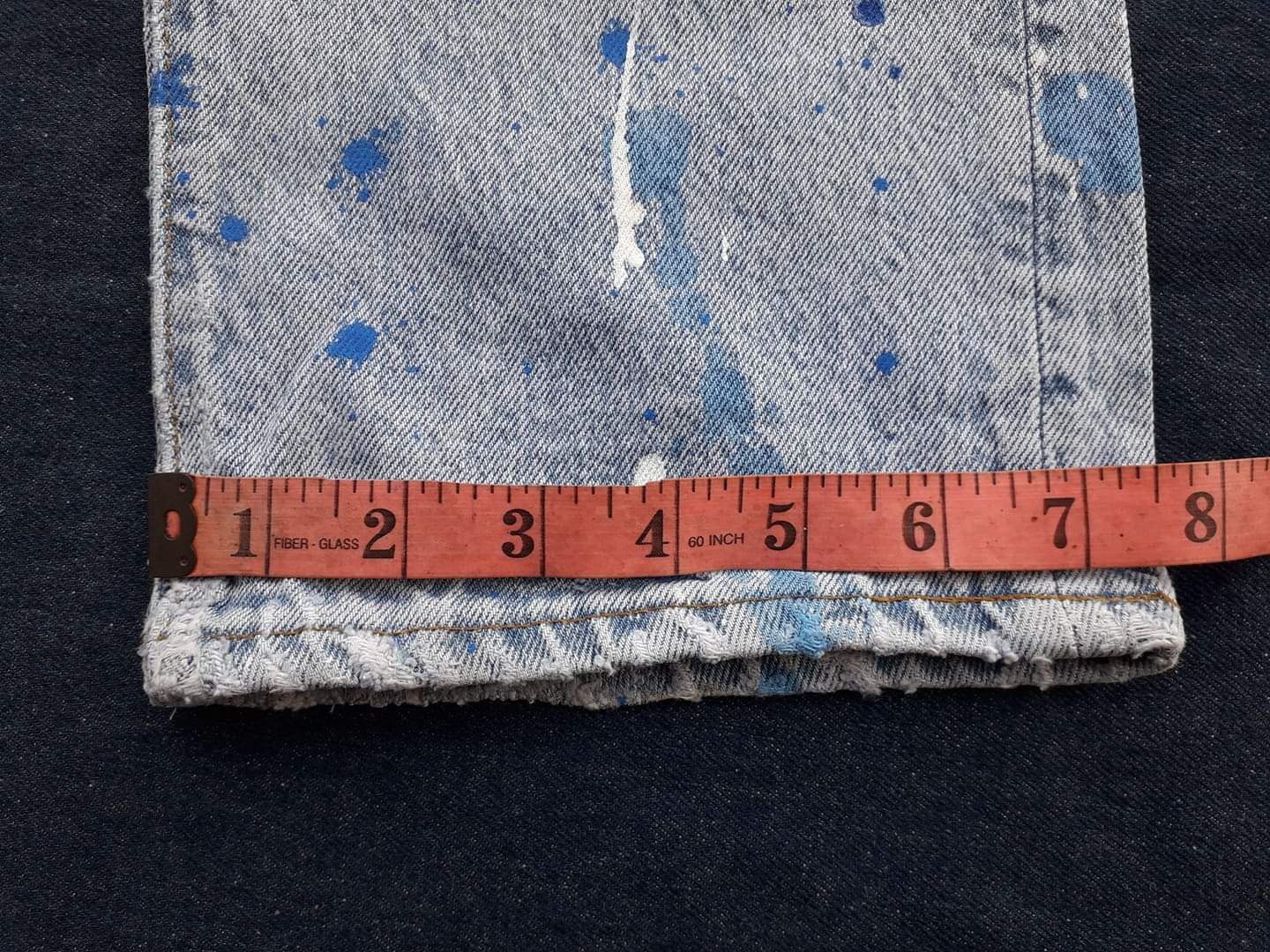 Levi's Vtg 80s Levi's distressed splash jeans like Number (N)ine Size US 30 / EU 46 - 10 Thumbnail