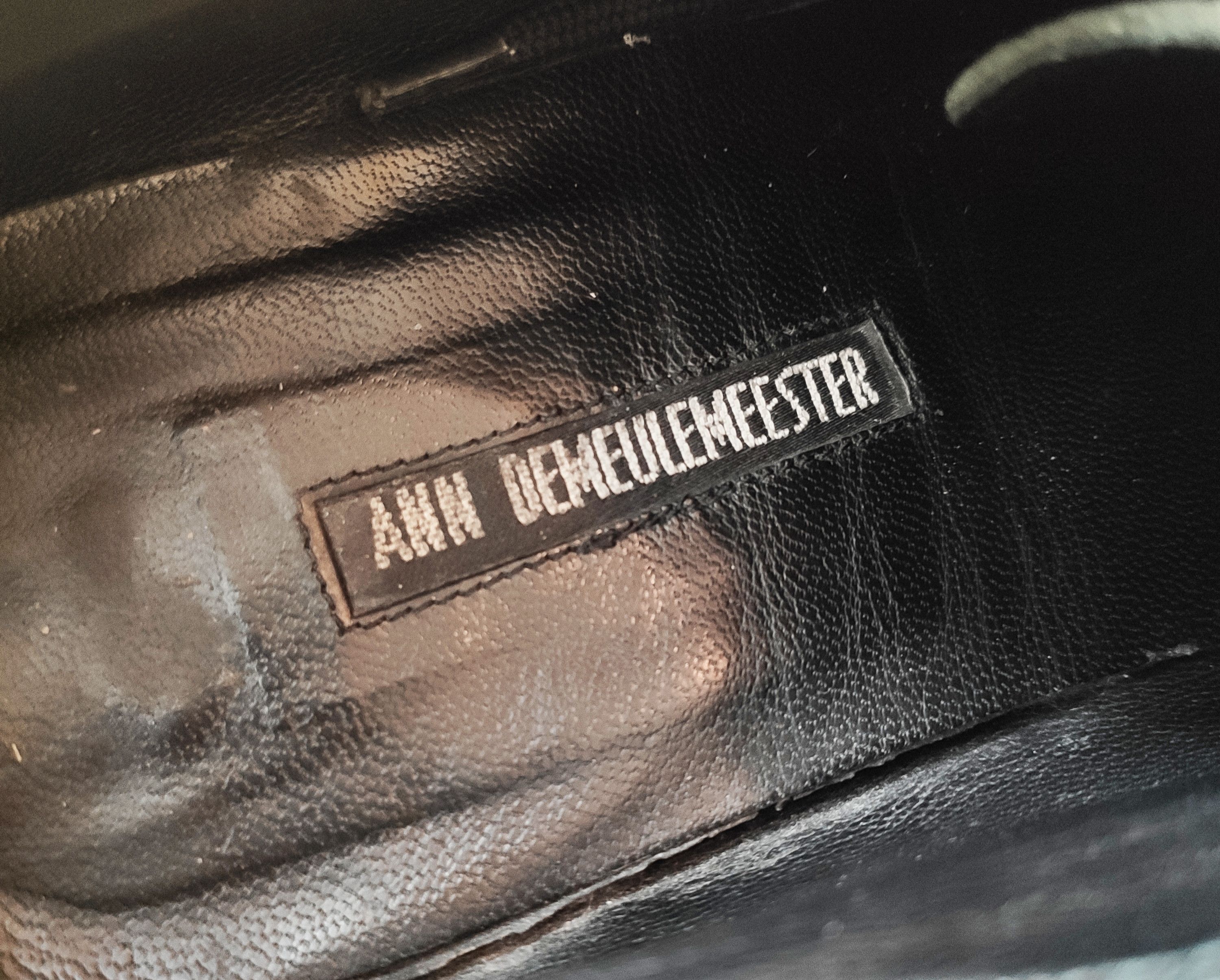 Ann Demeulemeester Vitello olio strap derby shoes Size US 9.5 / EU 42-43 - 7 Thumbnail