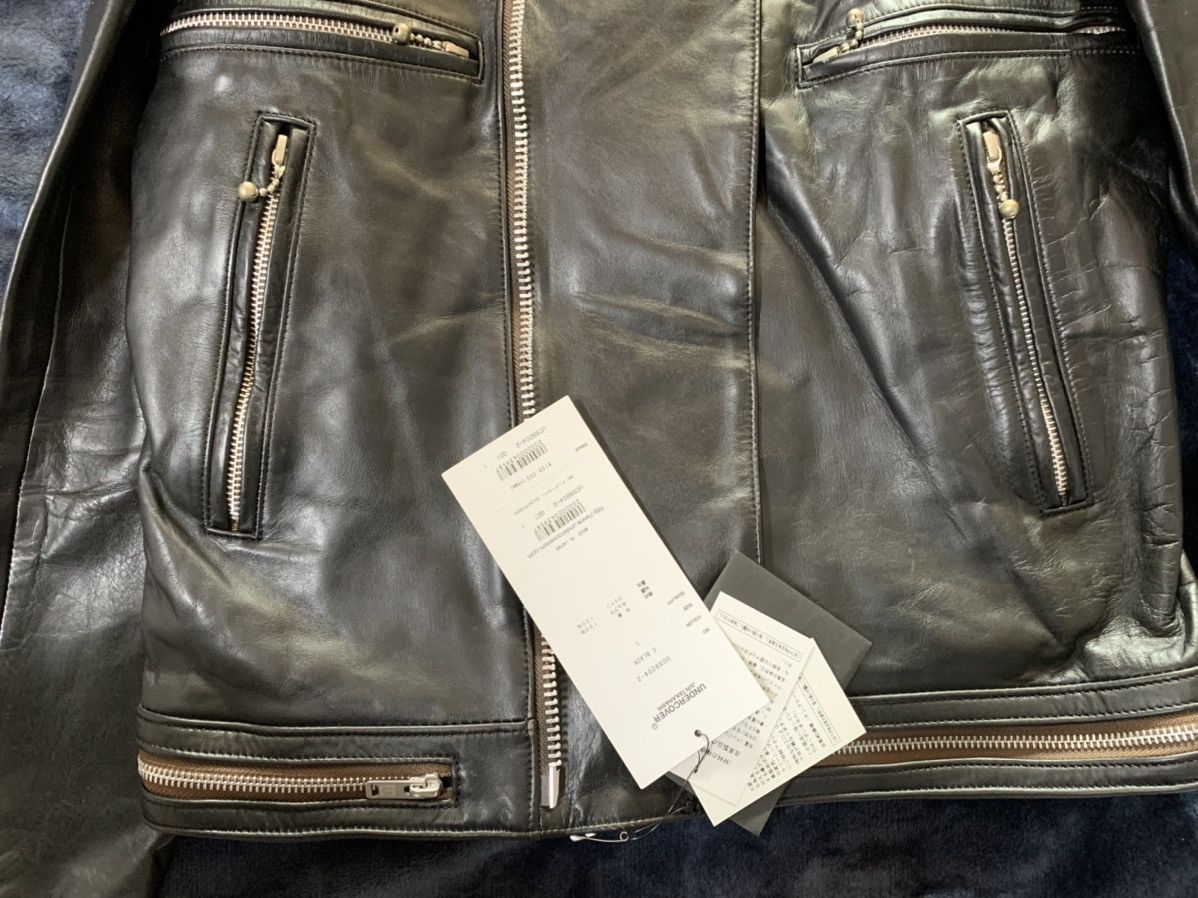 Undercover Undercover rose printed leather jacket Size US XS / EU 42 / 0 - 3 Thumbnail