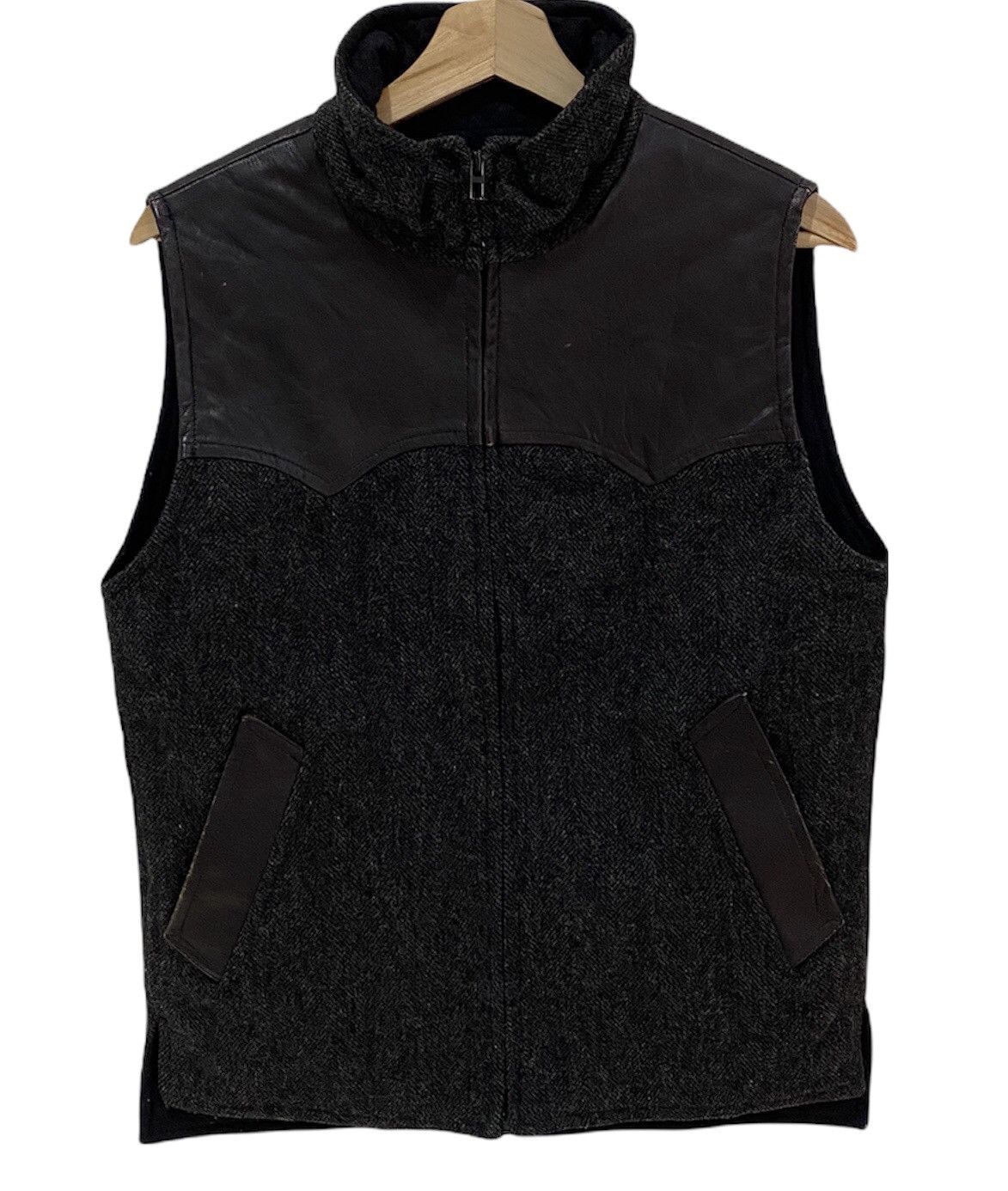 Johnson Woolen Mills VINTAGE JOHSON WOOLEN MILLS WOOL LEATHER VESTS Size US S / EU 44-46 / 1 - 4 Thumbnail