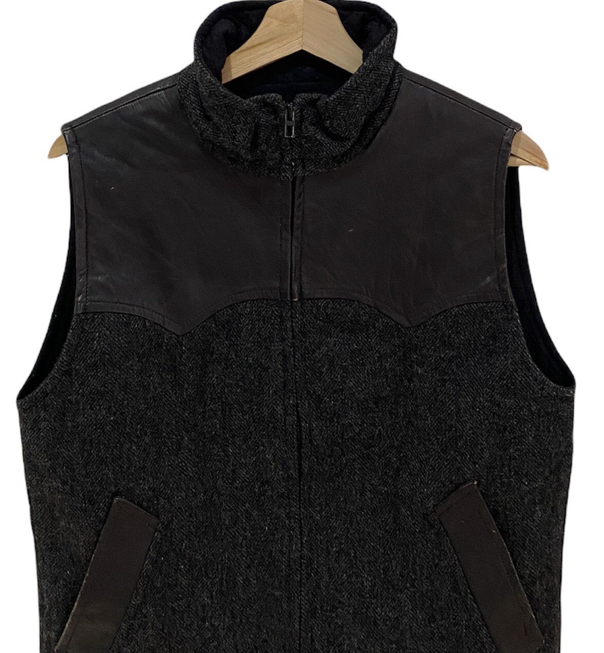 Johnson Woolen Mills VINTAGE JOHSON WOOLEN MILLS WOOL LEATHER VESTS Size US S / EU 44-46 / 1 - 3 Thumbnail