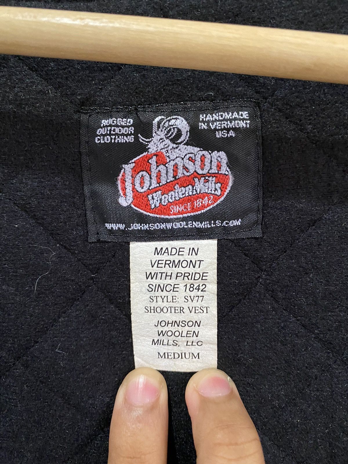Johnson Woolen Mills VINTAGE JOHSON WOOLEN MILLS WOOL LEATHER VESTS Size US S / EU 44-46 / 1 - 9 Thumbnail