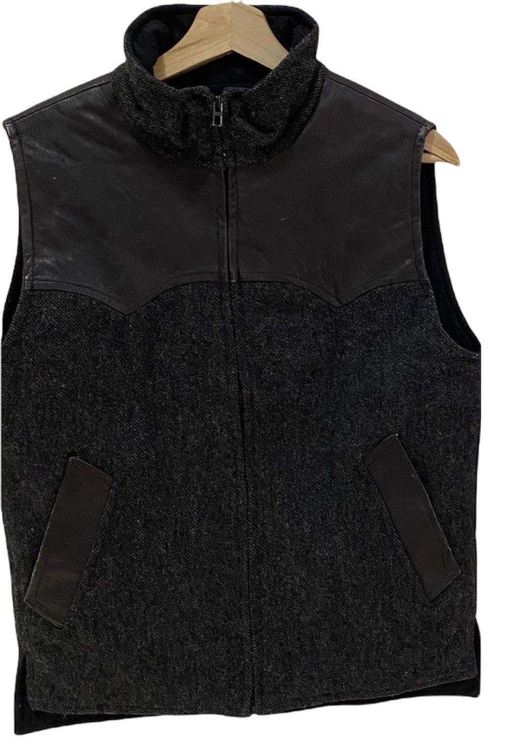 Johnson Woolen Mills VINTAGE JOHSON WOOLEN MILLS WOOL LEATHER VESTS Size US S / EU 44-46 / 1 - 6 Thumbnail