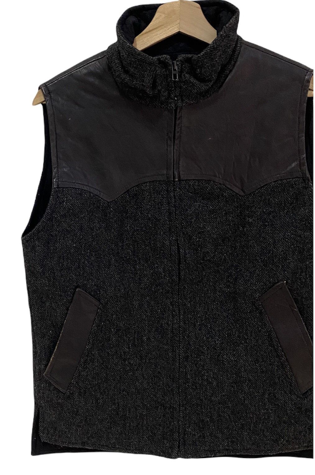 Johnson Woolen Mills VINTAGE JOHSON WOOLEN MILLS WOOL LEATHER VESTS Size US S / EU 44-46 / 1 - 5 Thumbnail