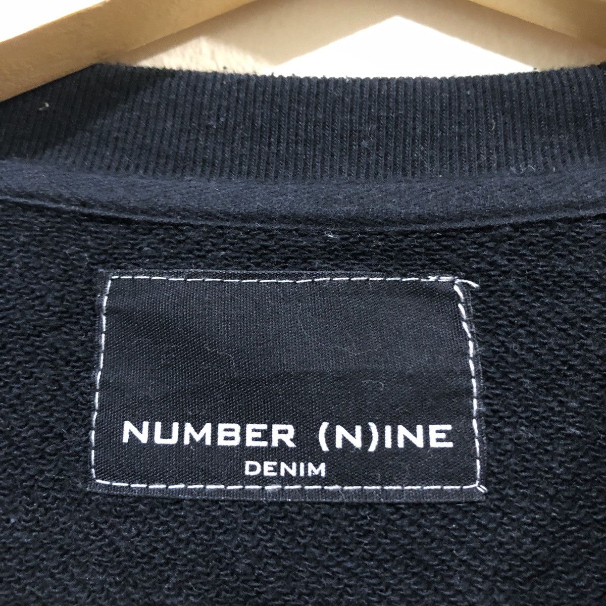 Number (N)ine Number (N)ine Denim Sweatshirt Size US M / EU 48-50 / 2 - 3 Thumbnail