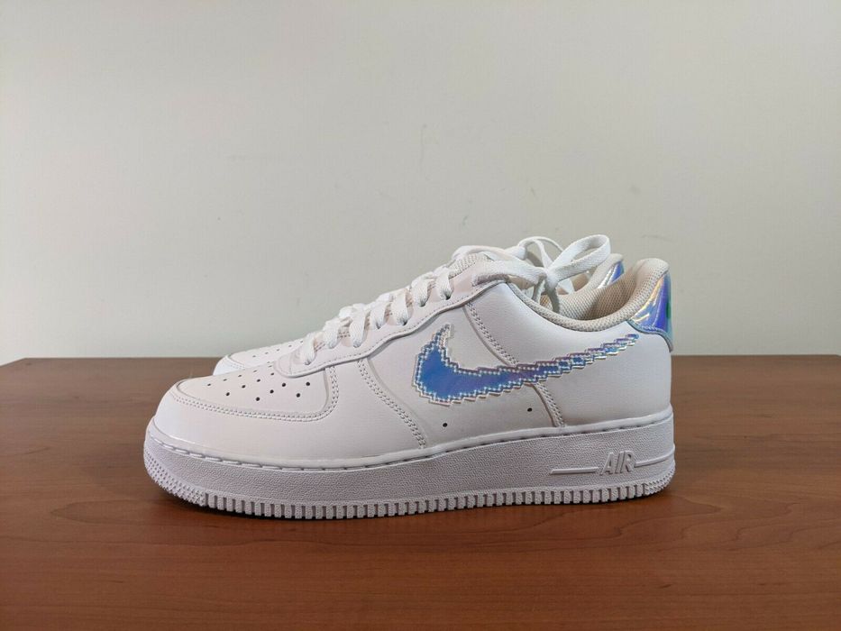 Nike 🔥🔊🔥 Nike Air Force 1 Low Iridescent Pixel Swoosh | Grailed