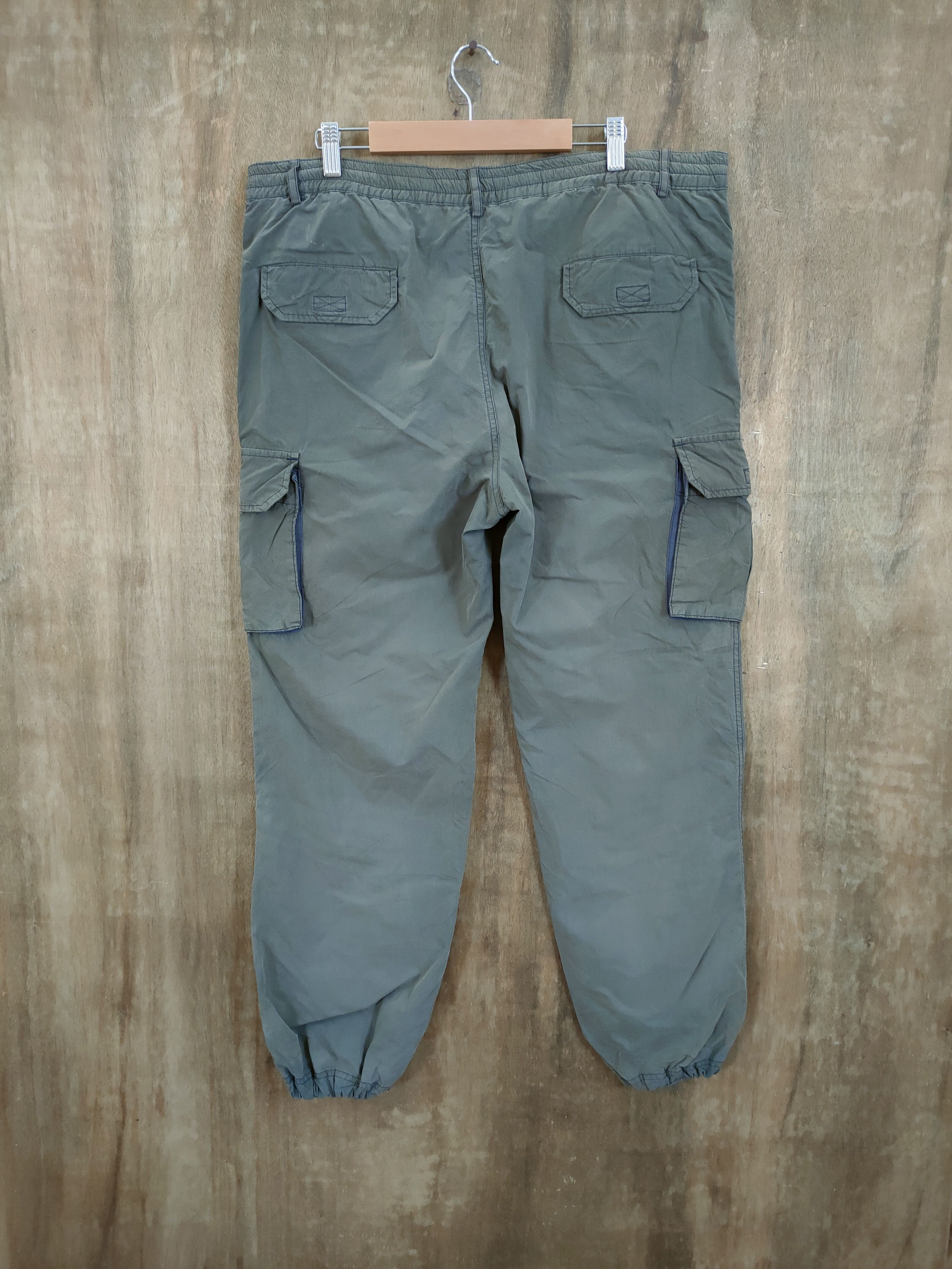 Japanese Brand DLL Japan green multipocket utility cargo pants #1328 Size US 33 - 5 Thumbnail
