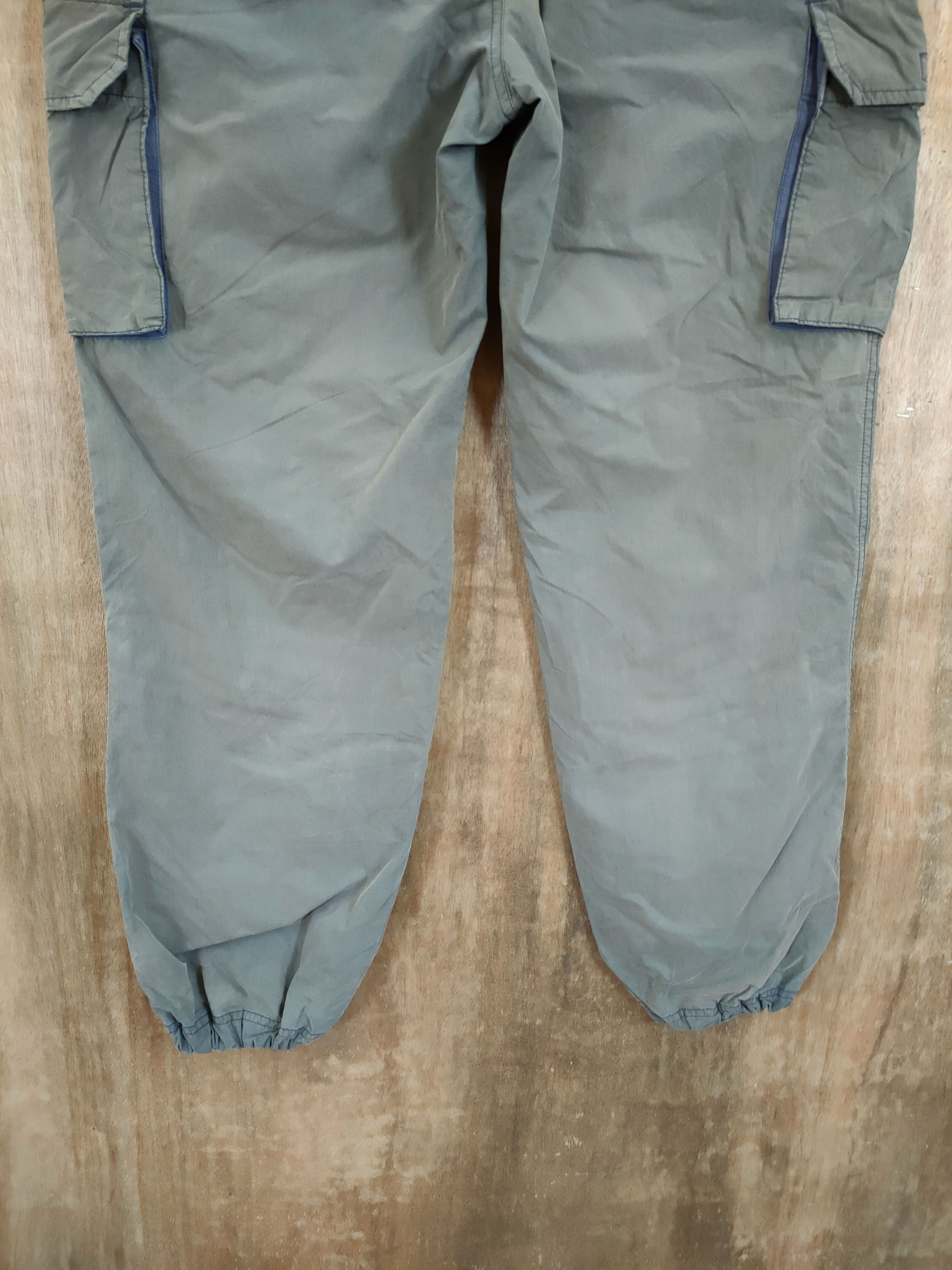 Japanese Brand DLL Japan green multipocket utility cargo pants #1328 Size US 33 - 6 Thumbnail