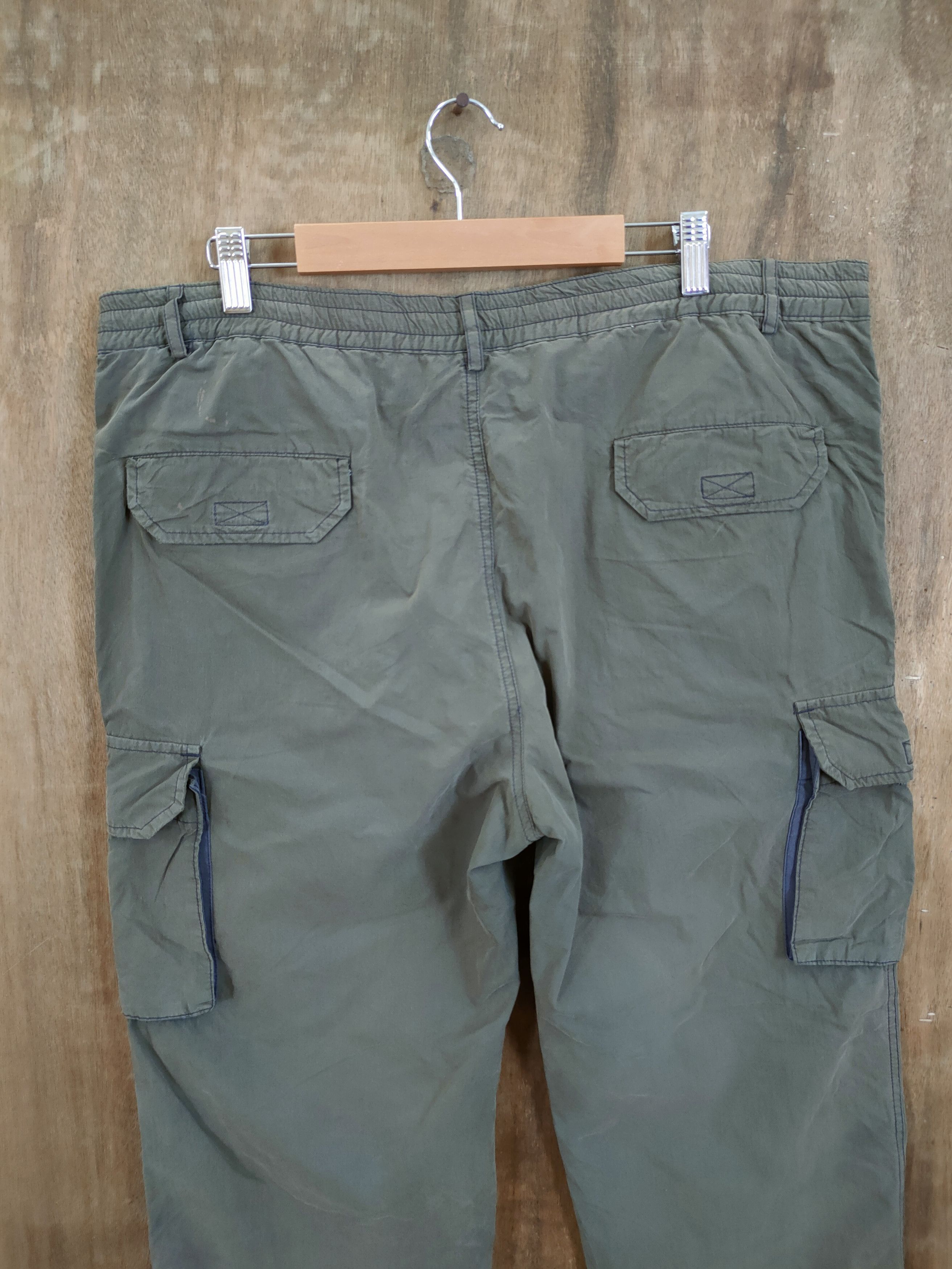 Japanese Brand DLL Japan green multipocket utility cargo pants #1328 Size US 33 - 7 Thumbnail
