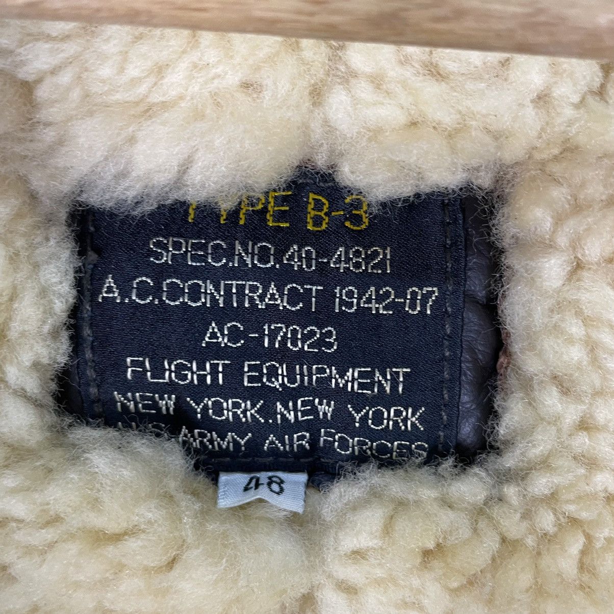 Other ❄️US ARMY Shearling Type B-3 Leather Jacket Size US M / EU 48-50 / 2 - 13 Thumbnail