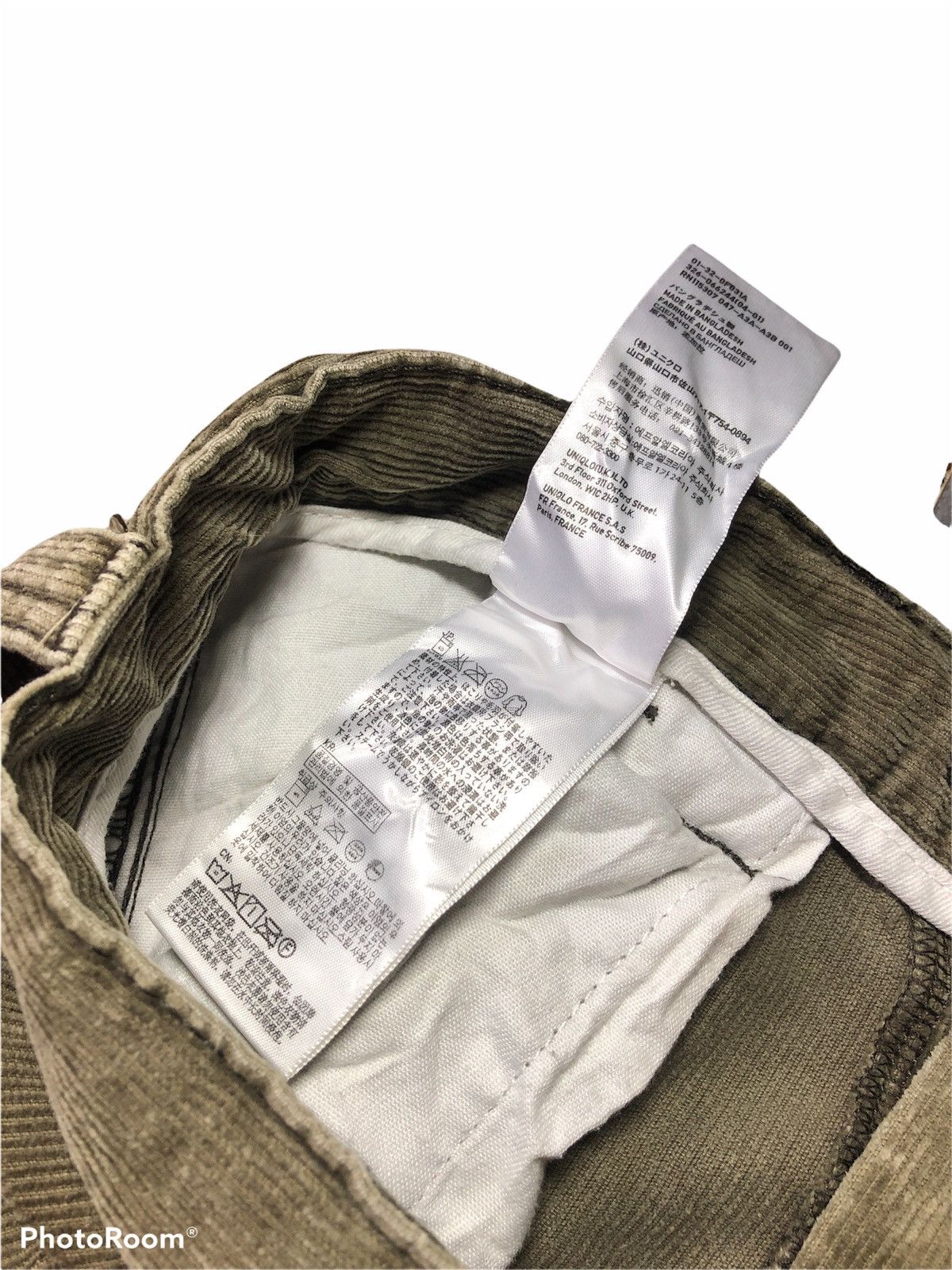 Uniqlo TACTICAL SIX POCKET CORDUROY PANT Size US 30 / EU 46 - 6 Thumbnail
