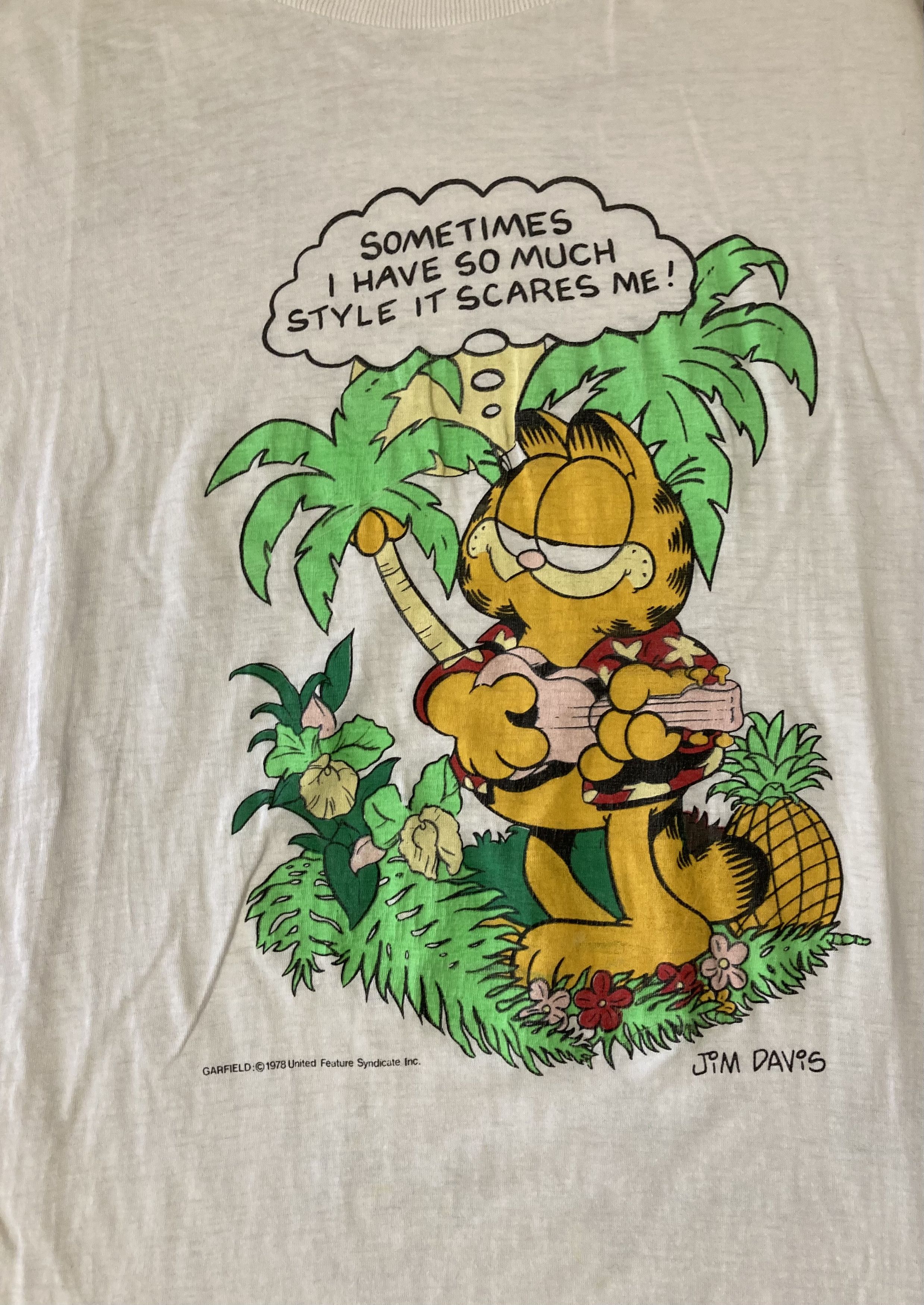 Cartoon Network × Vintage Vintage Garfield jimdavis 1978 united feature syndicate Size US L / EU 52-54 / 3 - 3 Thumbnail