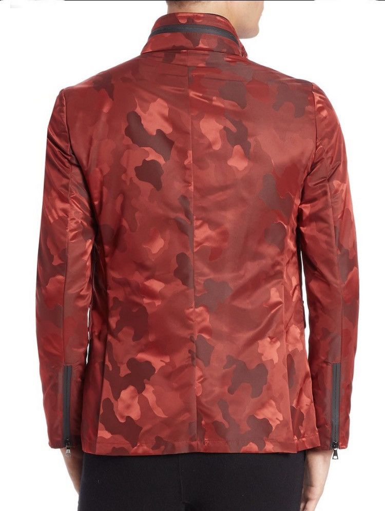 John Varvatos Dual Closure Nylon Camo Jacket. 56 Size US XL / EU 56 / 4 - 5 Thumbnail