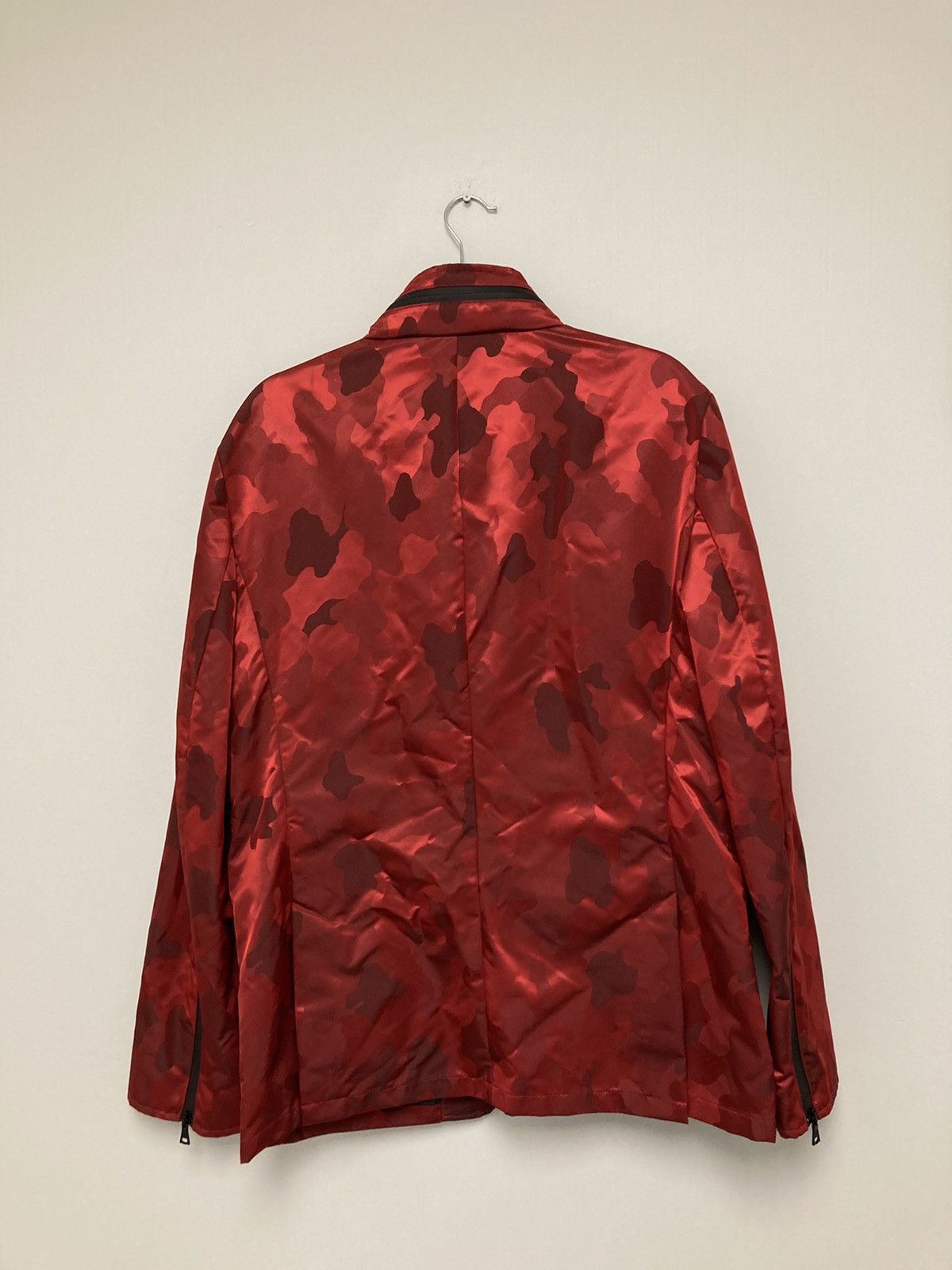 John Varvatos Camo Hooded Nylon Jacket 52 Grailed