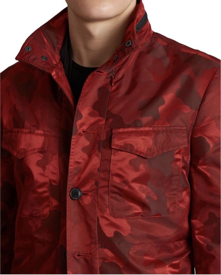 John Varvatos Dual Closure Nylon Camo Jacket. 56 Size US XL / EU 56 / 4 - 4 Thumbnail