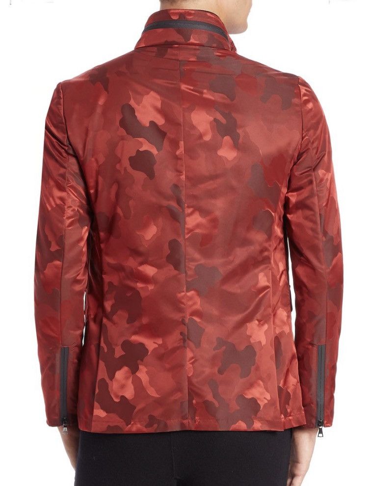 John Varvatos Dual Closure Nylon Camo Jacket. 56 Size US XL / EU 56 / 4 - 8 Thumbnail